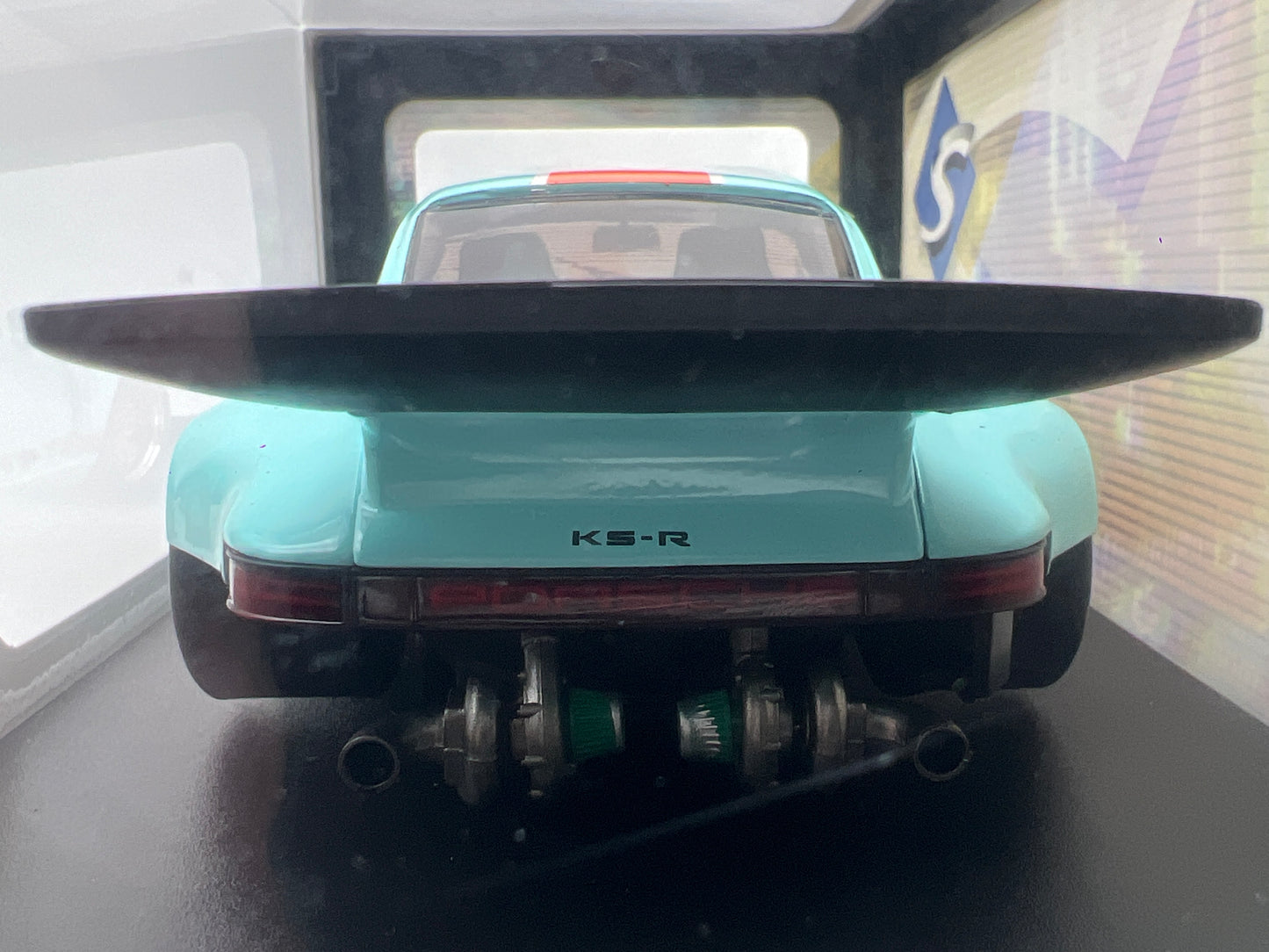 Solido 1:18 Scale Porsche KS-R By Khyzyl Saleem Blue Racer