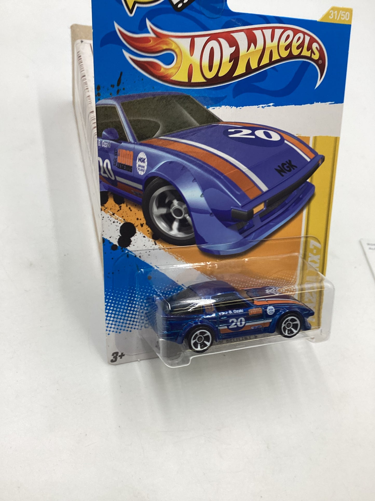 2012 Hot Wheels New Models #31 Mazda RX-7 Blue 86D