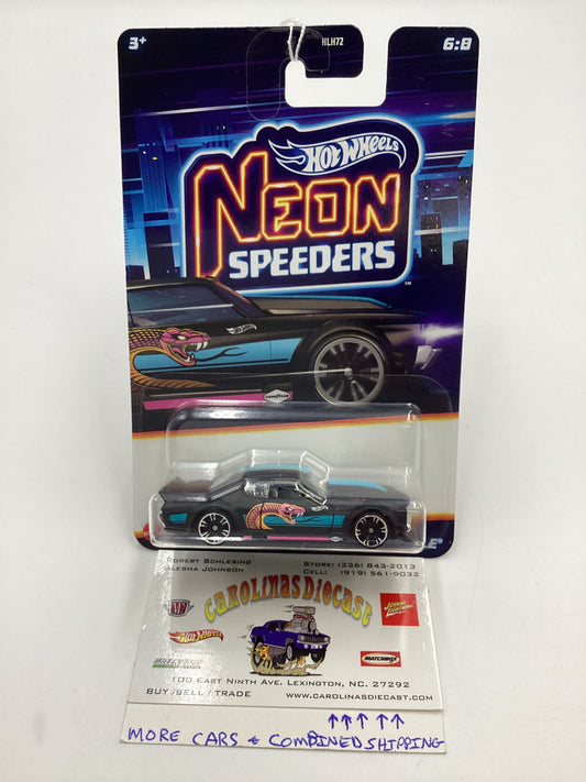 2025 Hot Wheels Neon Speeders #6 70 Chevy Chevelle Black