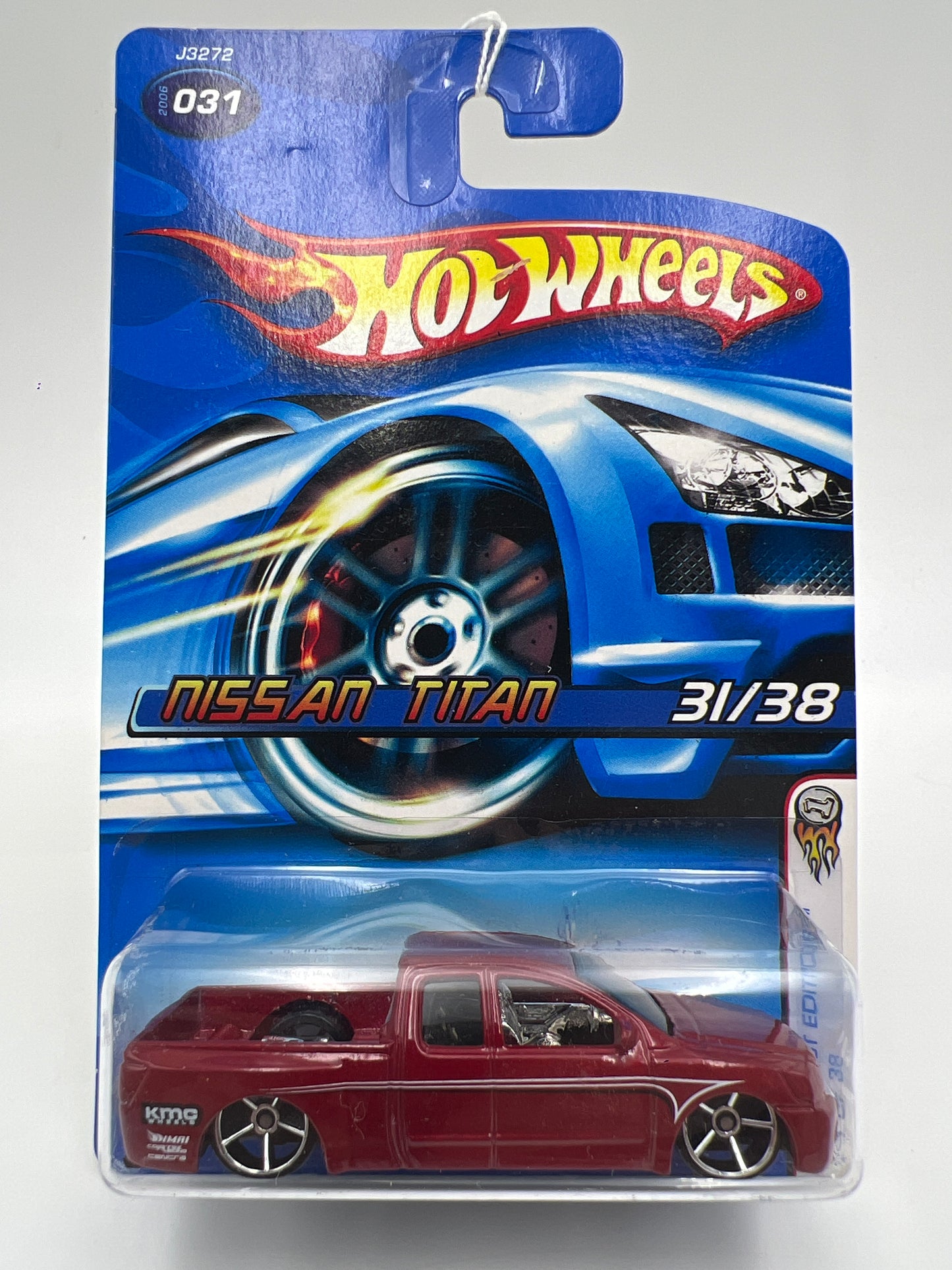2006 Hot Wheels First Editions #31 Nissan Titan Red 80B