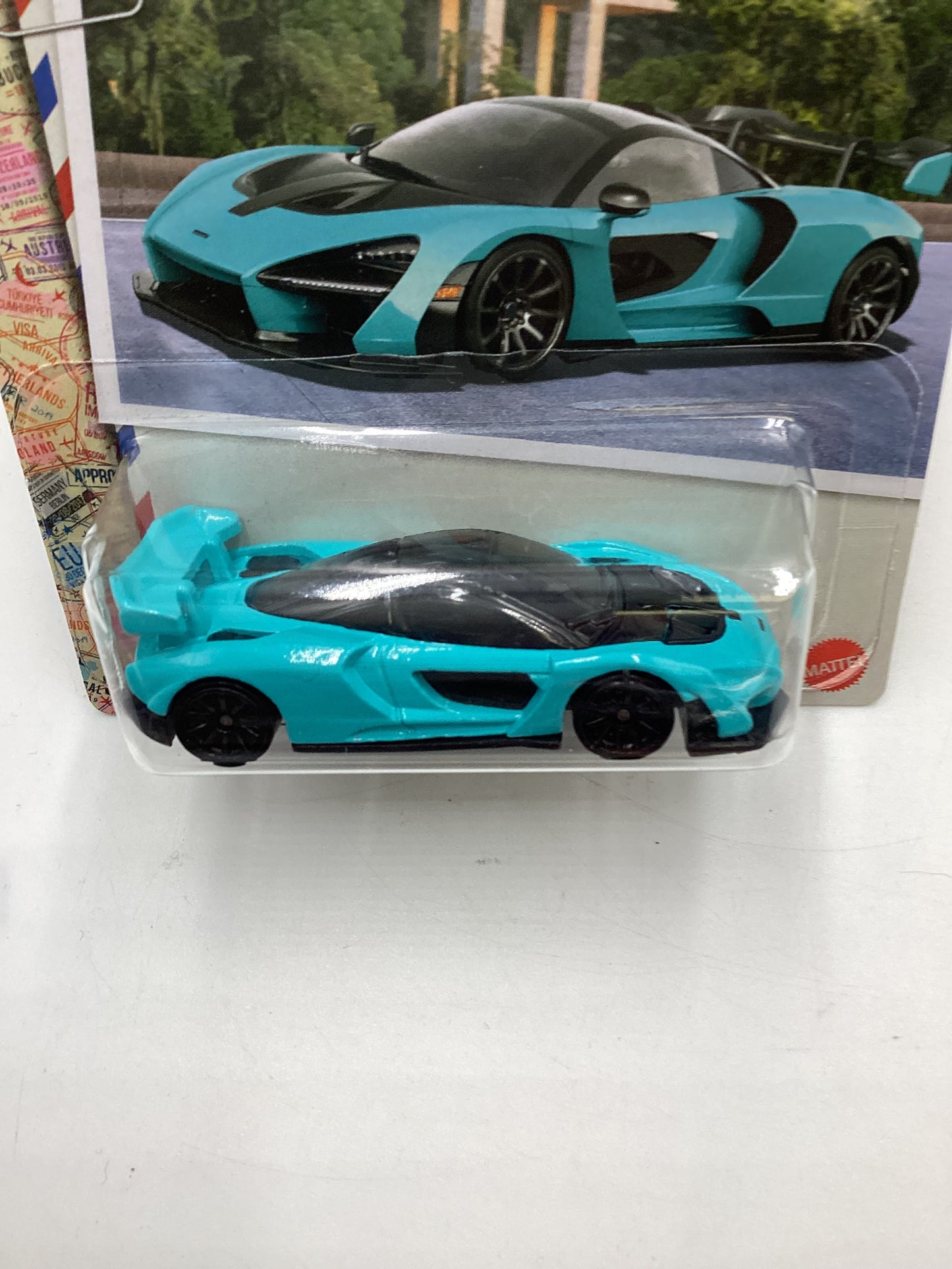 Hot Wheels Walmart Exclusive World Class Racers #1 McLaren Senna Light Blue 151F