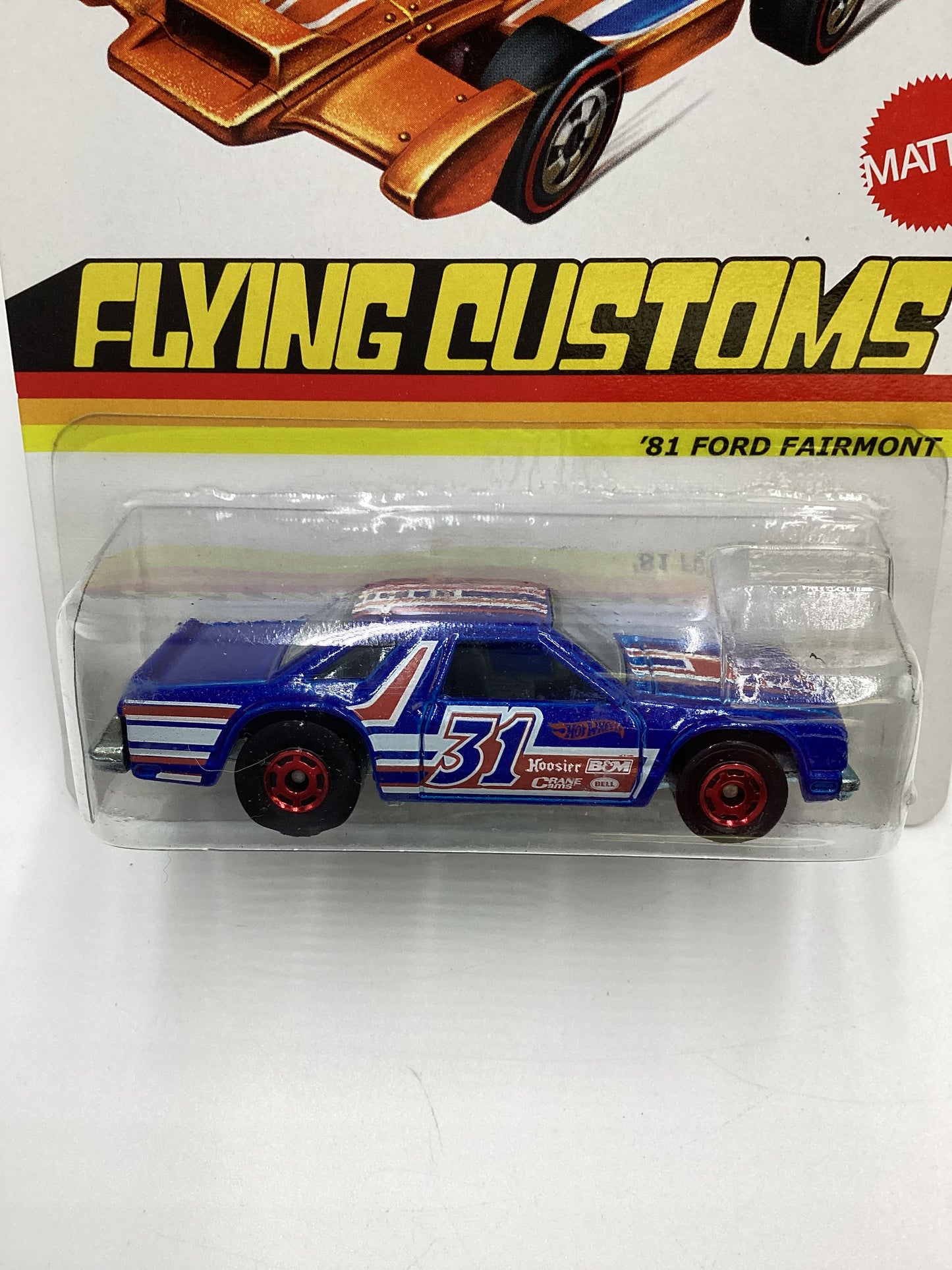 Hot Wheels Flying Customs 81 Ford Fairmont Blue with protector