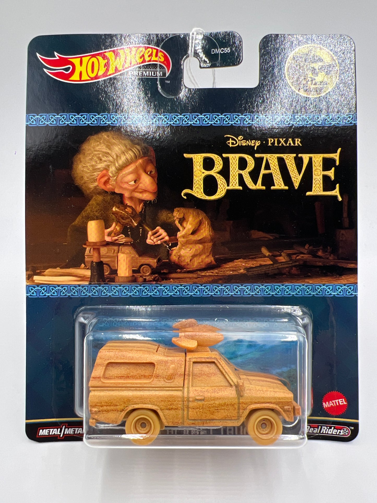 Hot Wheels Premium Disney Pixar Brave Pizza Planet Truck Wood Grain 268G