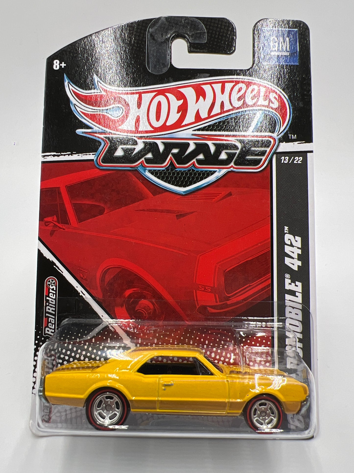 Hot Wheels Premium Garage Series #13 67 Oldsmobile 442 Yellow W/Protector