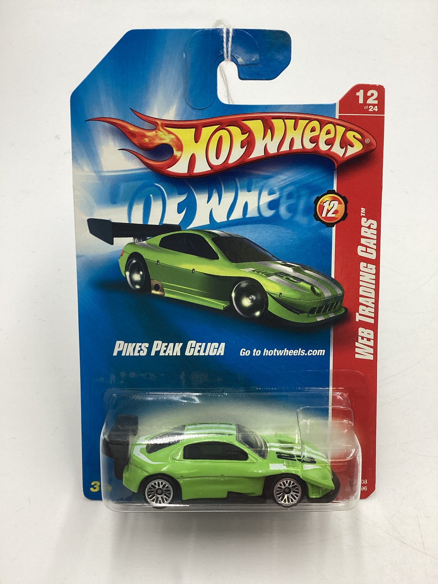 2008 Hot Wheels Web Trading Cars #88 Pikes Pike Celica Green