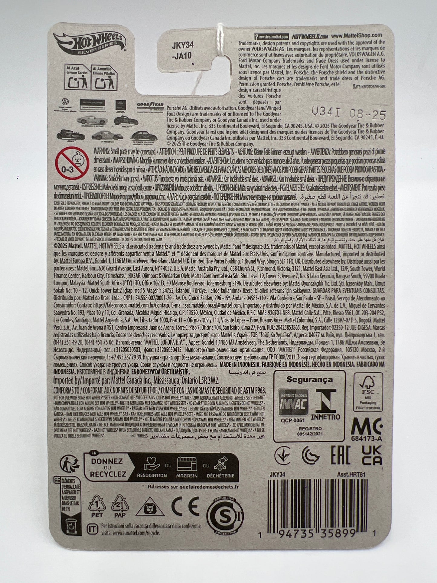 2025 Hot Wheels Silver Series Vintage Club Grand Prix #4 71 Porsche 911 Blue