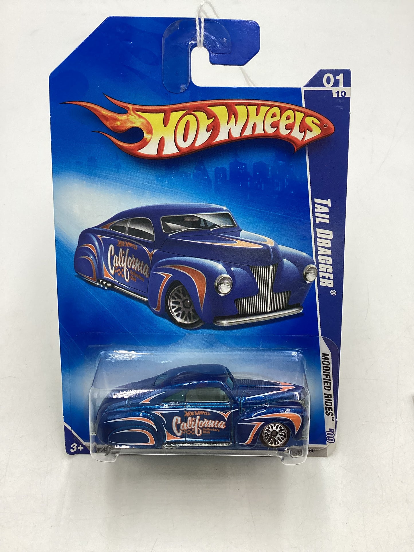 2009 Hot Wheels #157 Tail Dragger Blue 58D