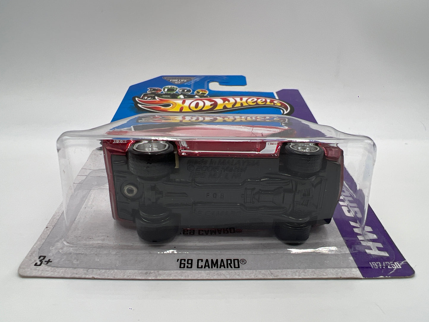 2013 Hot Wheels Super Treasure Hunt #197 69 Camaro Red W/ Protector