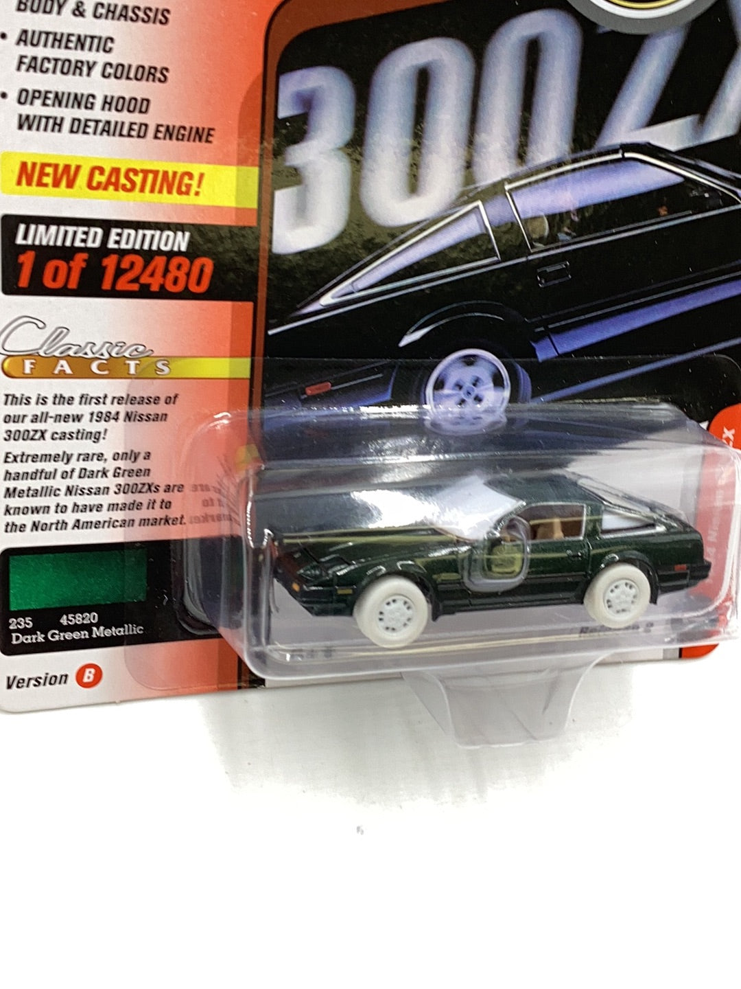 Johnny Lightning Classic Gold Collection 1984 Nissan 300ZX White Lightning Chase