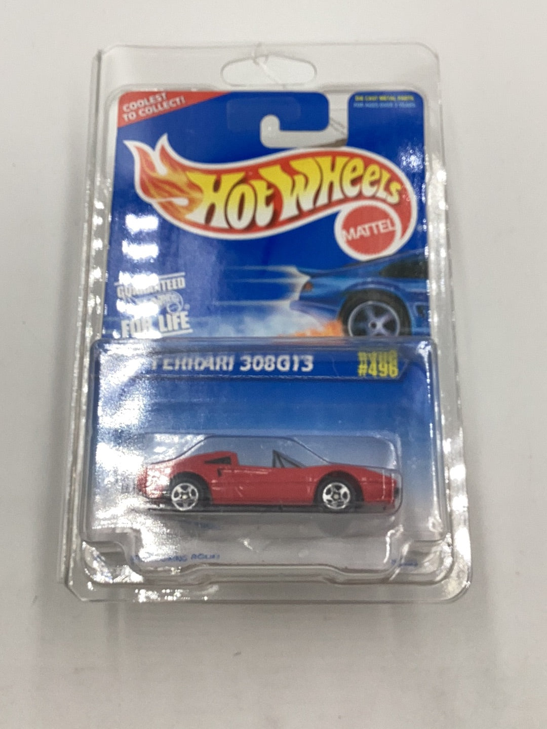 Hot wheels #496 Ferrari 308 GTS coolest to collect on card with protector