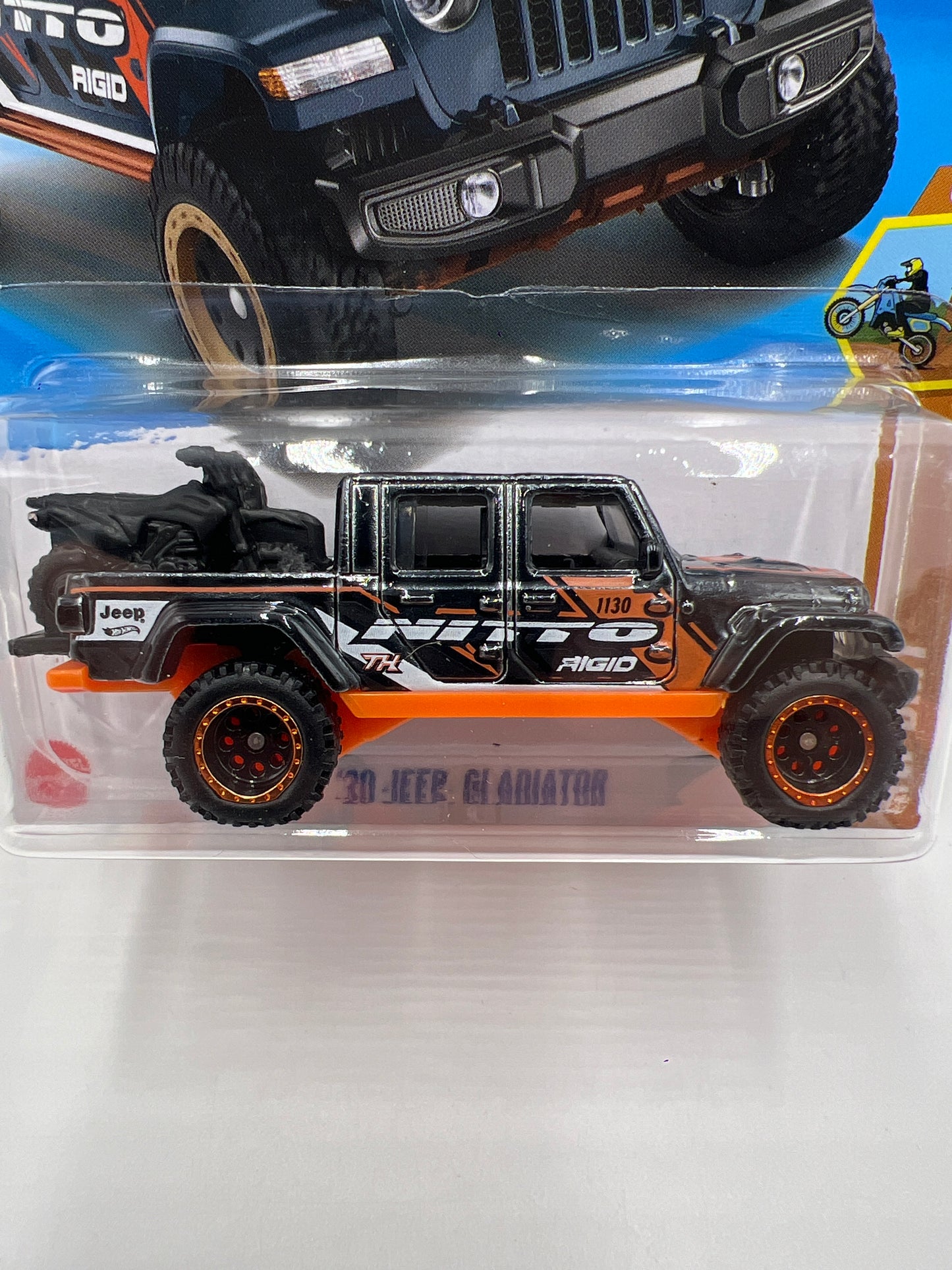 2025 Hot Wheels F Case Super Treasure Hunt #130 20 Jeep Gladiator Nitto W/Protector