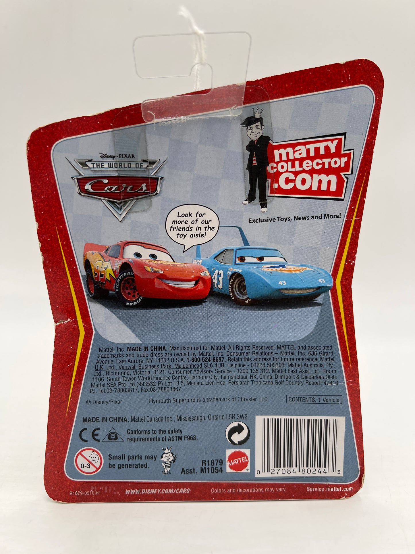 Disney Pixar The World Of Cars Rubber Tires Retread No 79 141G