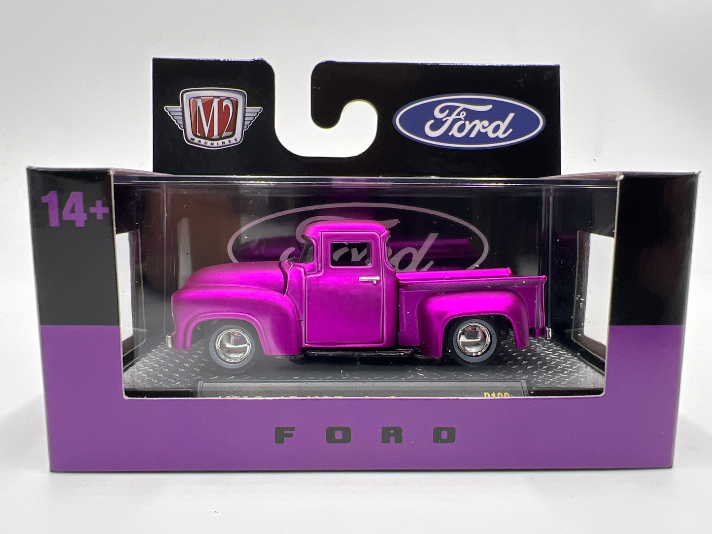 2025 M2 Machines Auto-Thentics 1956 Ford F-100 Truck Custom Purple R100