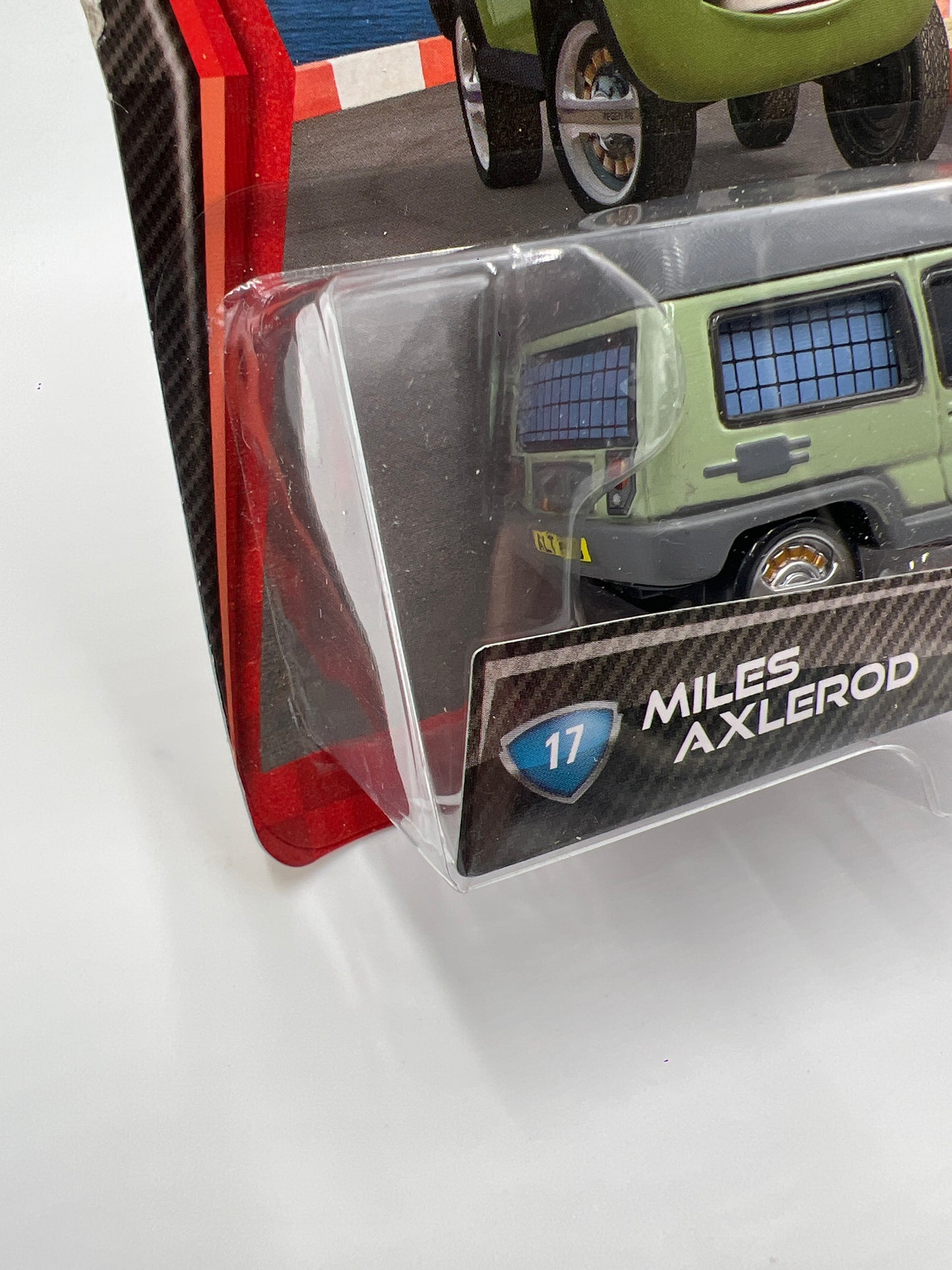 Disney Pixar Cars 2 #17 Miles Axlerod Green 139D