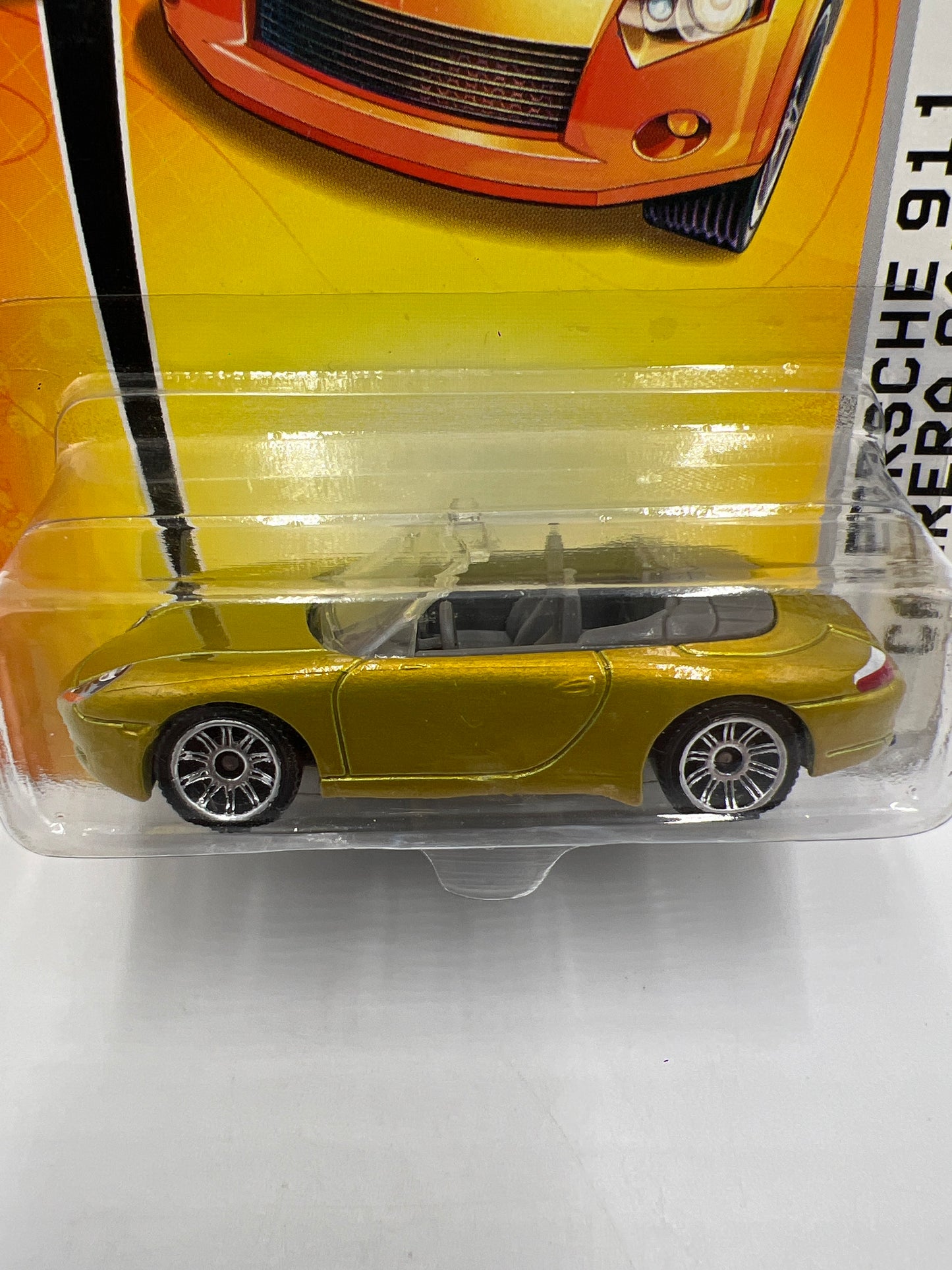 Matchbox MBX Metal #10 Porsche 911 Carrera Cabriolet Gold 209C