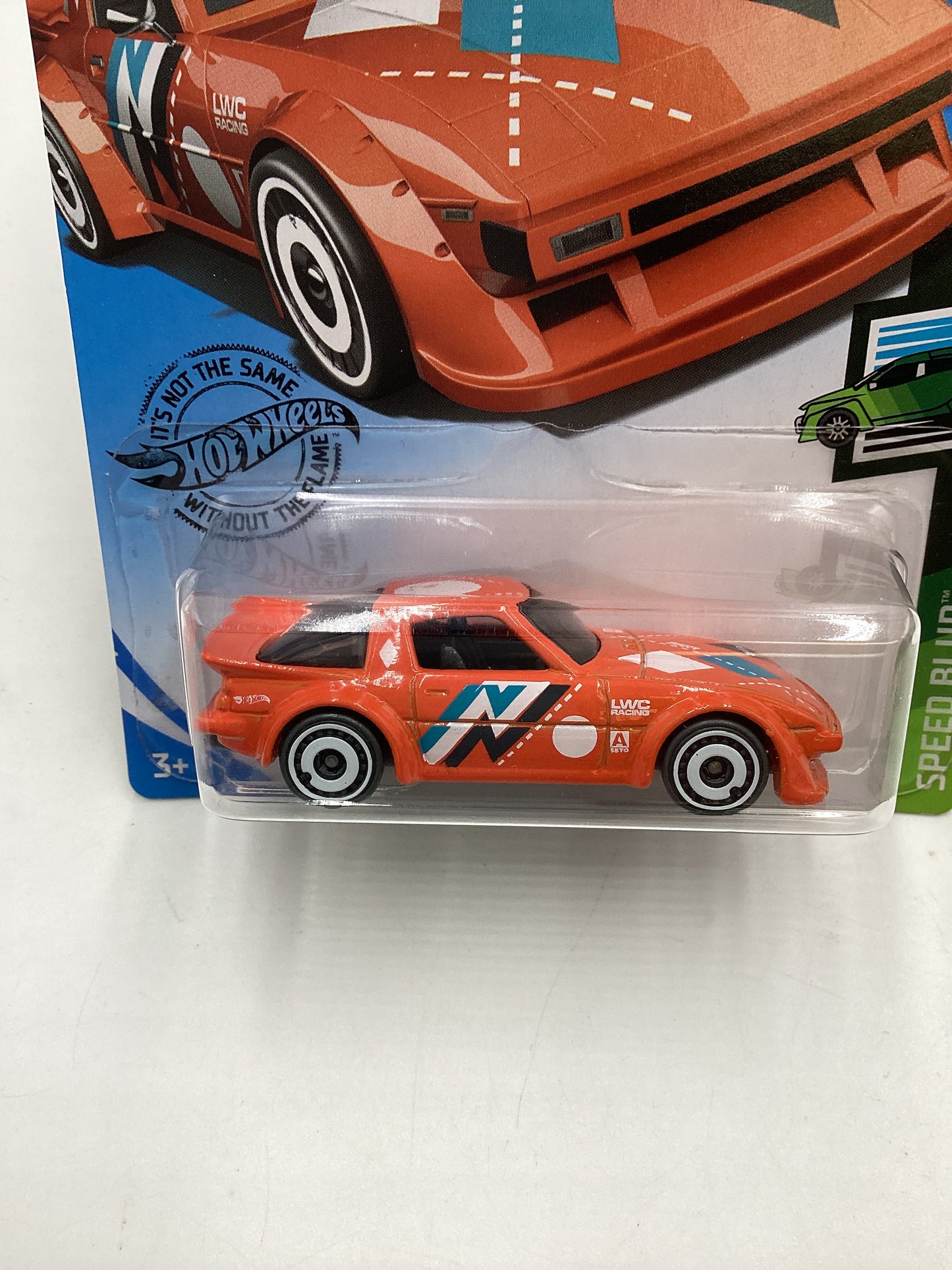 2020 Hot wheels Speed Blur #130 95 Mazda RX-7 Orange 86D