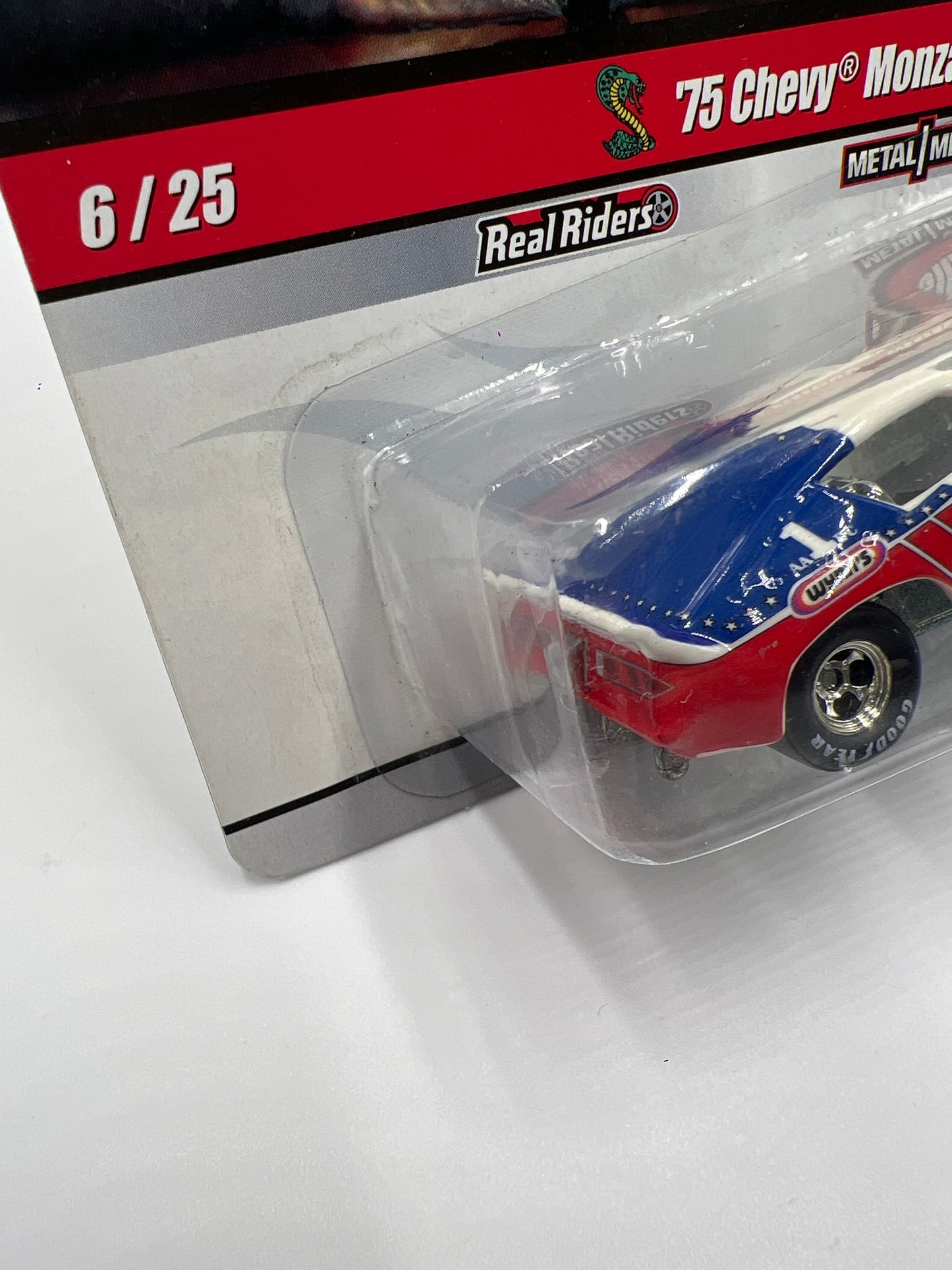 Hot Wheels Premium Drag Strip Demons #6 75 Chevy Monza F/C Snake/Army