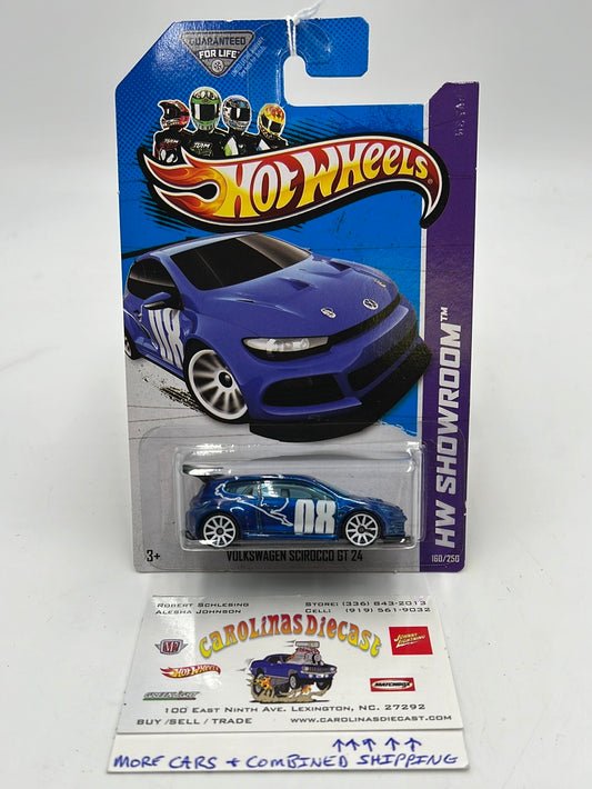 2013 Hot Wheels #160 HW Showroom Volkswagen Scirocco GT 24 97A