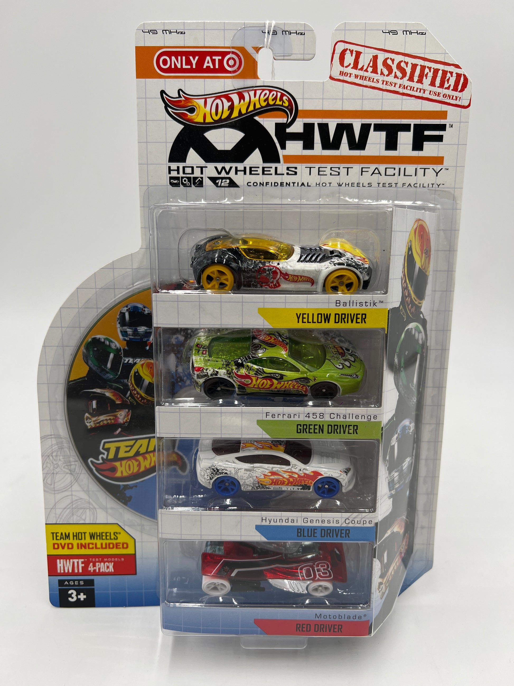 2012 Hot Wheels Target Exclusive Test Facility Pack With Rare