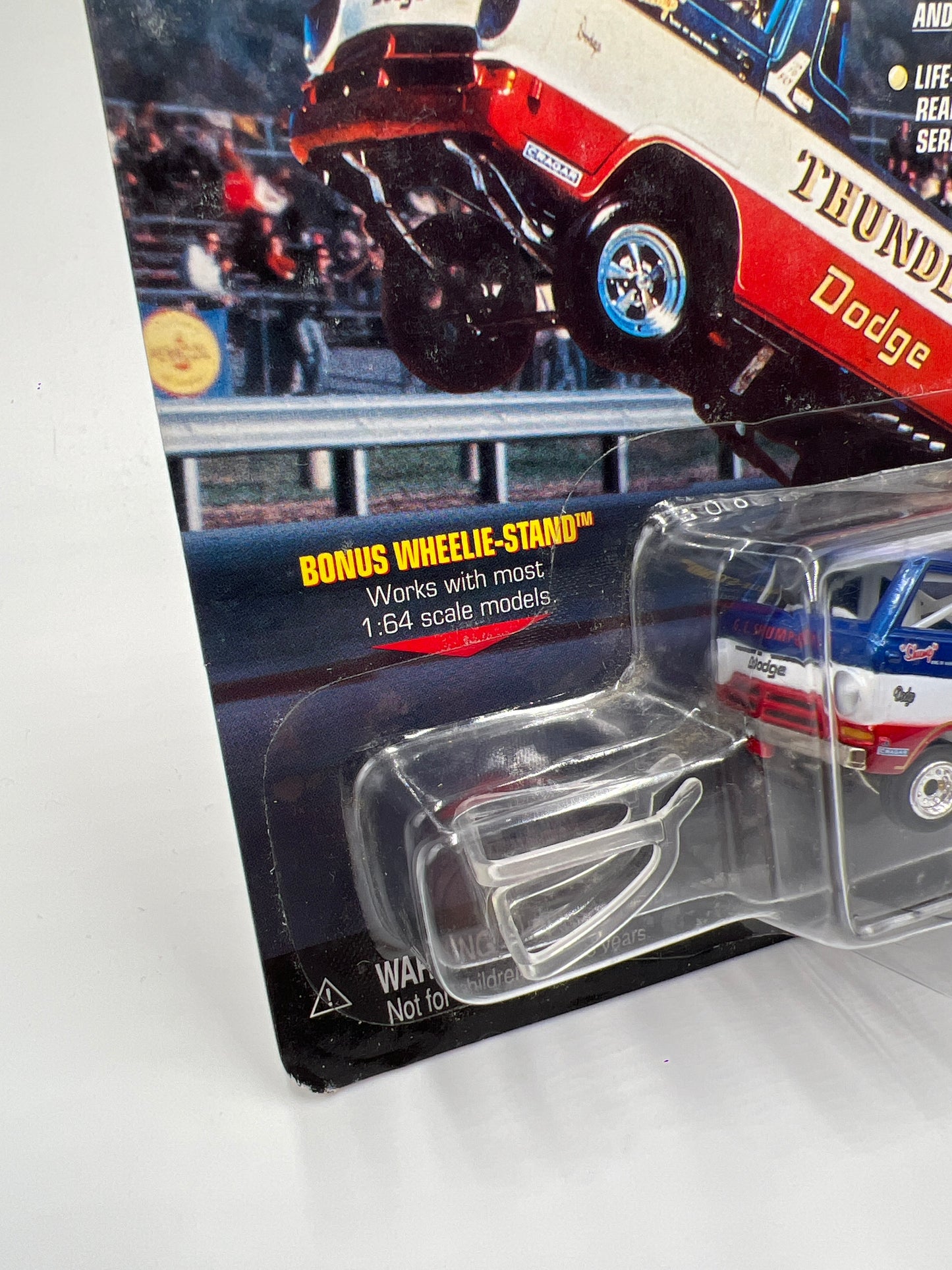 Johnny Lightning White Lightning Chase Show Stoppers G.E. Shumperts Dodge Thunder Wagon