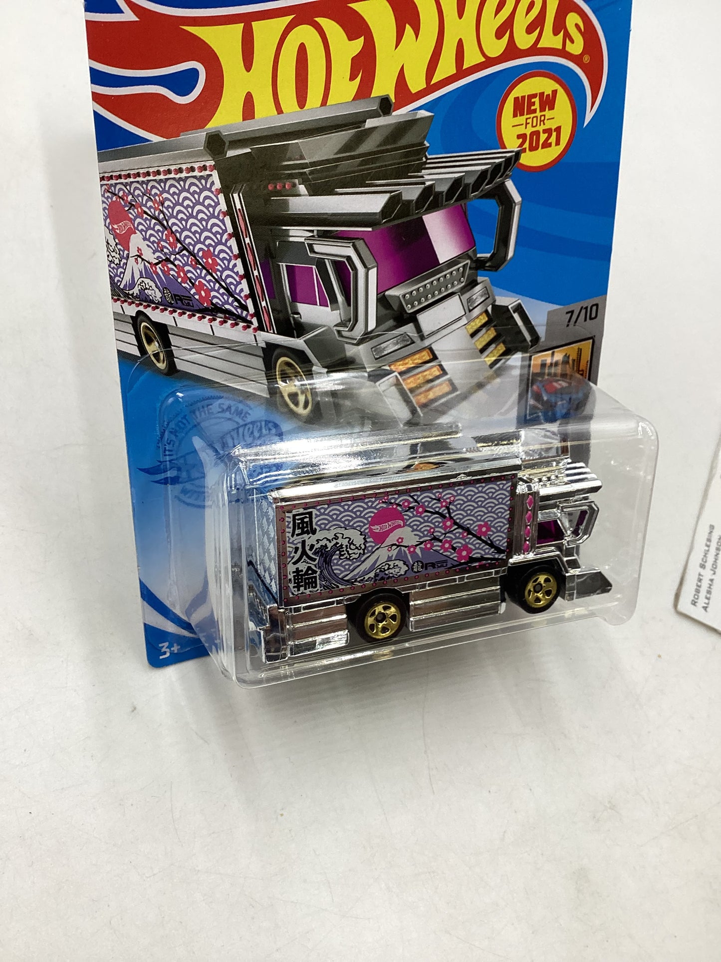 2021 Hot Wheels #102 Raijin Express Chrome OO1