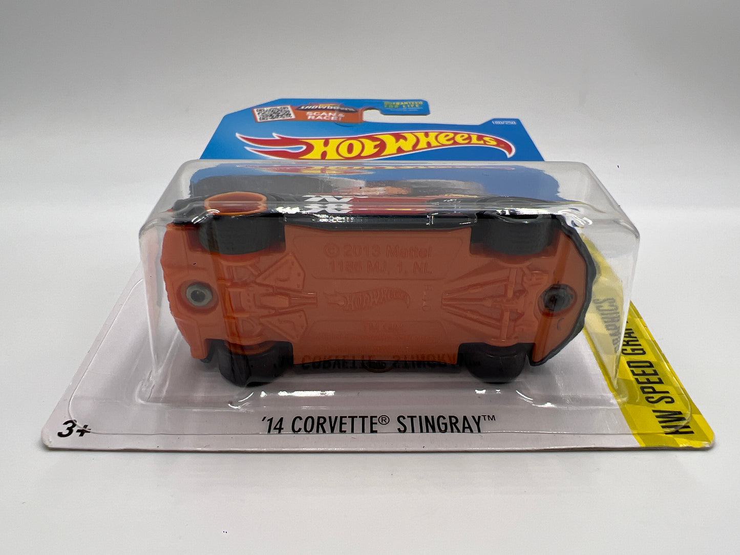 2016 Hot Wheels Super Treasure Hunt #180 14 Corvette Stingray Black K&N W/Protector
