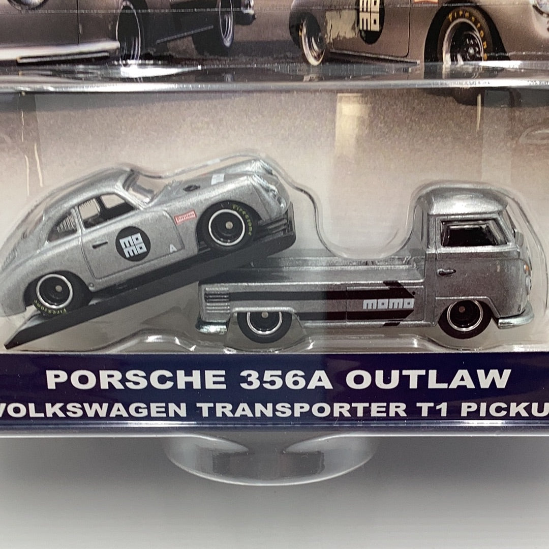 Hot wheels car culture team transport #13 Porsche 356A outlaw Volkswagen transporter T1 Pickup 278G