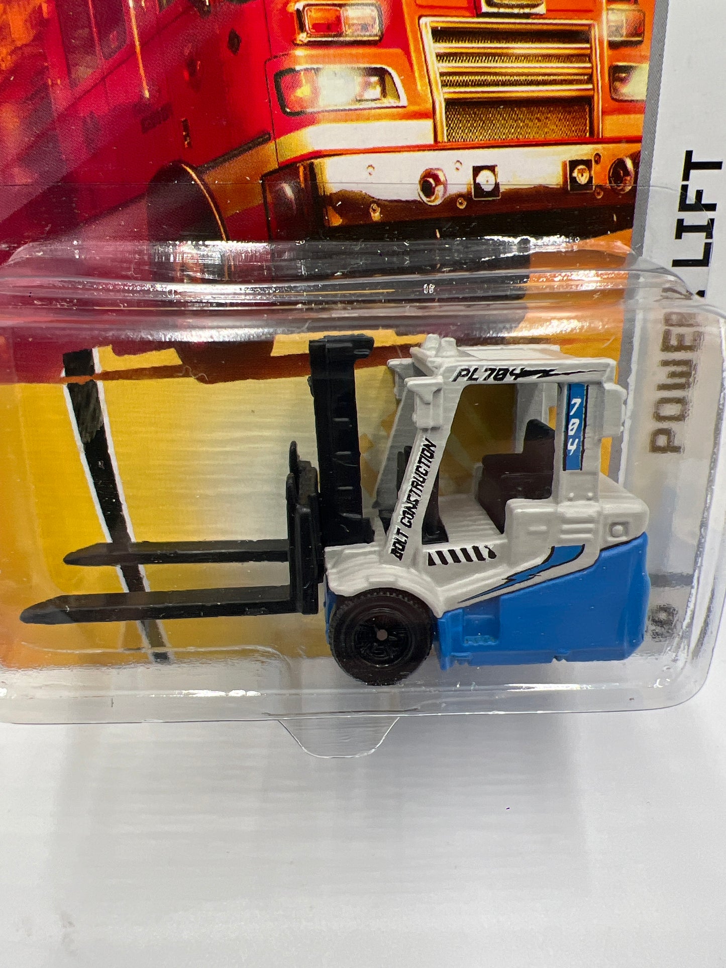 Matchbox #69 Highway Maintenance Power Lift Gray/Blue 206F