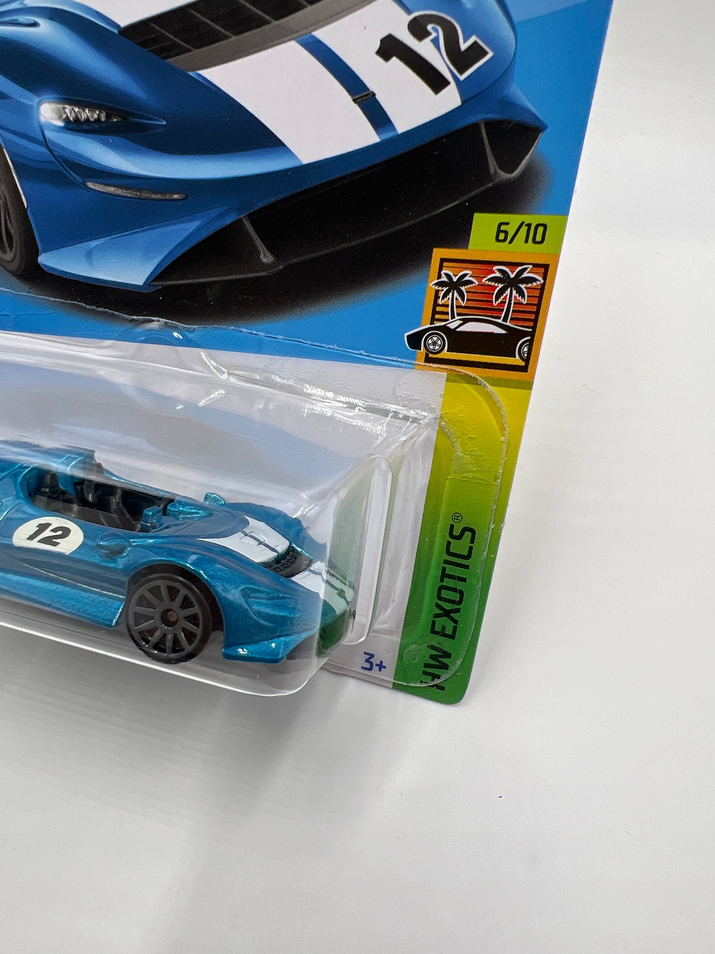 2022 Hot Wheels Exotics #203 McLaren Elva Blue 103C