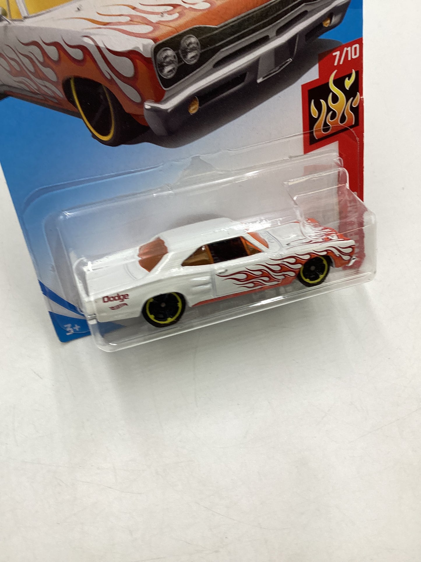 2018 Hot Wheels #086 White 69 Dodge Coronet Superbee 41A