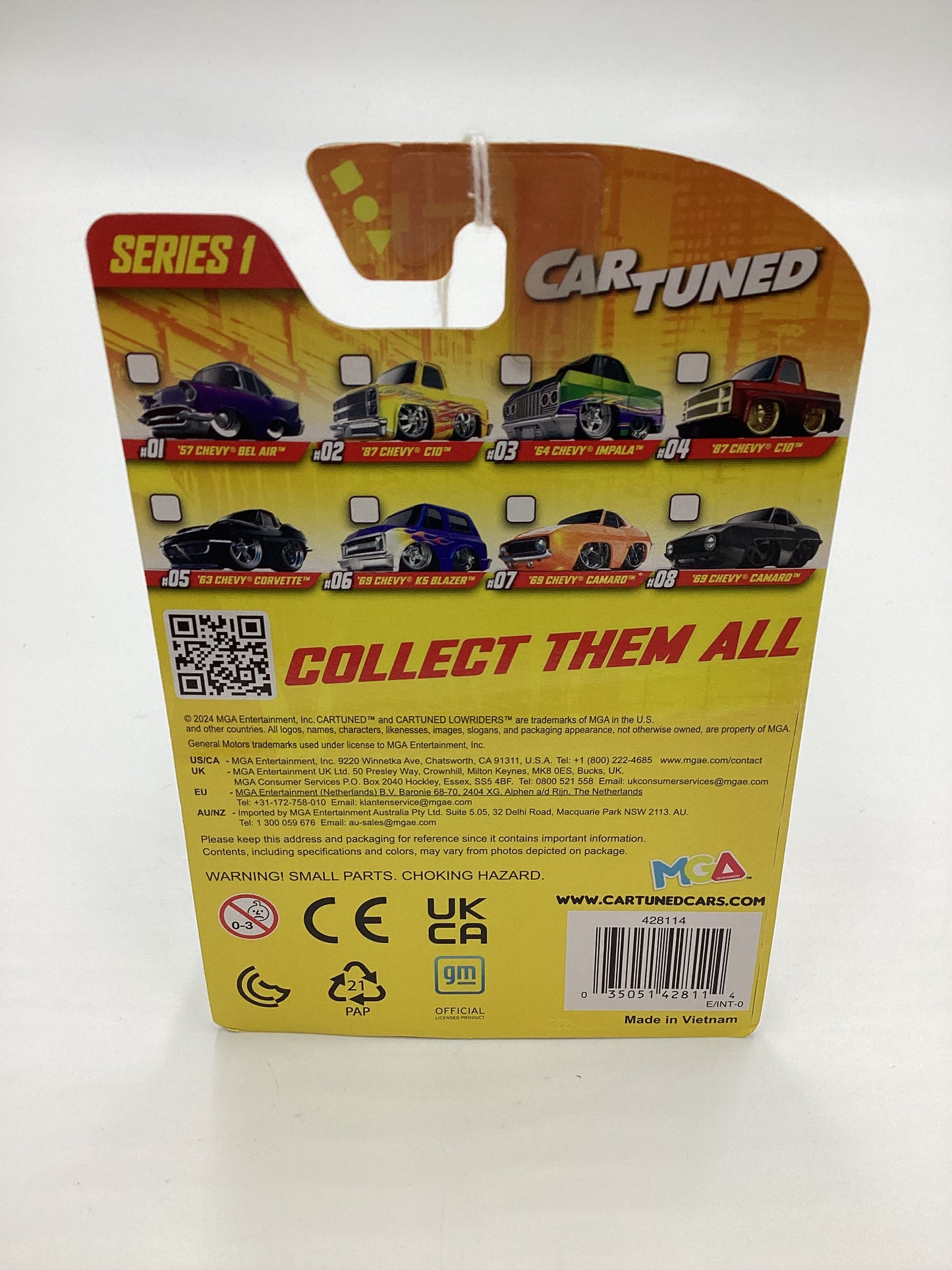 2024 Car Tuned Series 1 #02 87 Chevy C10 Yellow Walgreens Exclusive SR