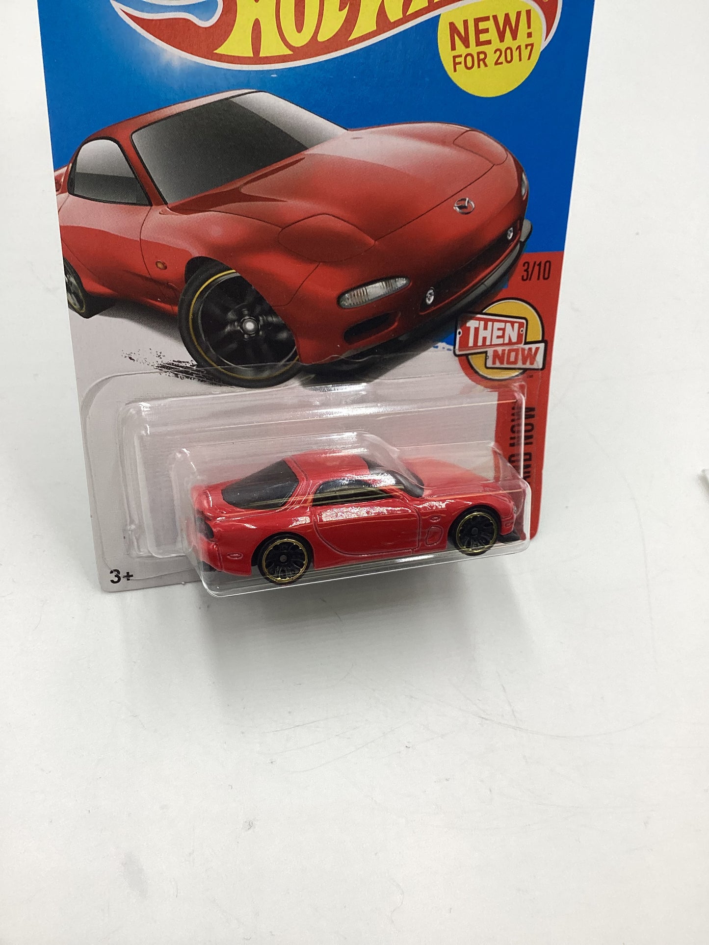 2017 Hot Wheels Then and Now 95 Mazda RX-7 Red Kmart Exclusive 234C