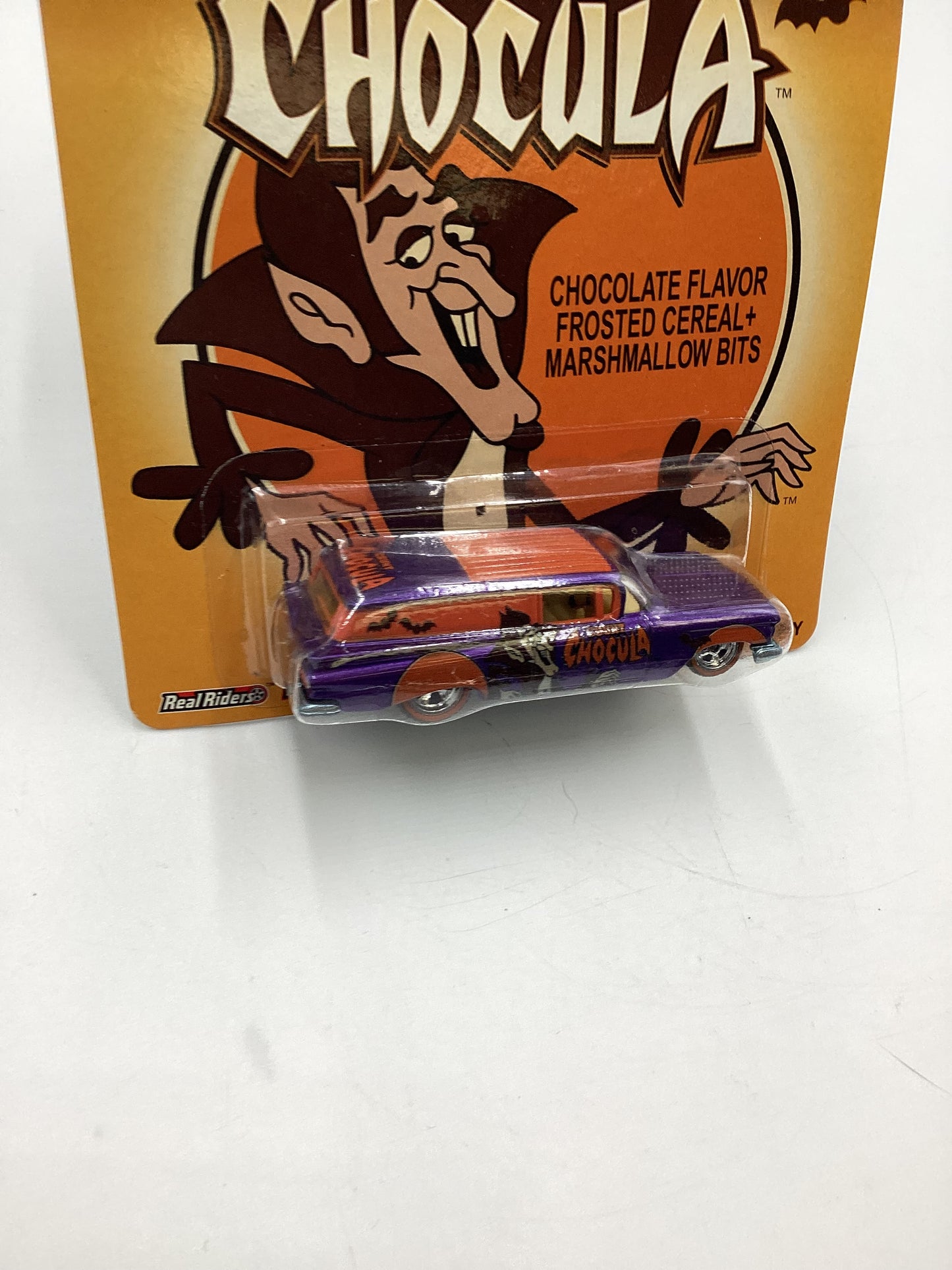 Hot Wheels Pop Culture General Mills Count Chocula 59 Chevy Delivery Purple / Orange 263H