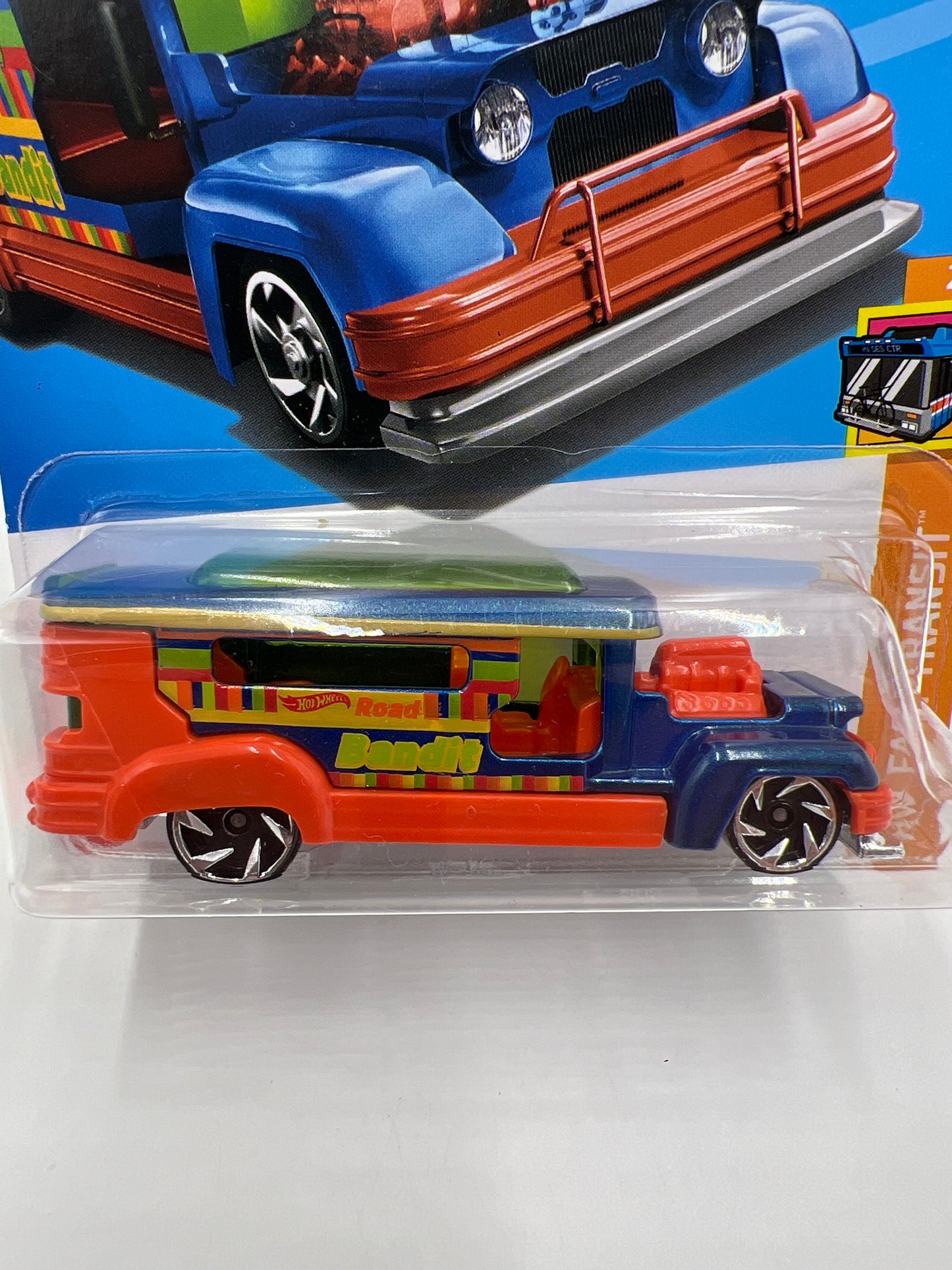 2024 Hot Wheels Fast Transit #30 Road Bandit Blue VV2
