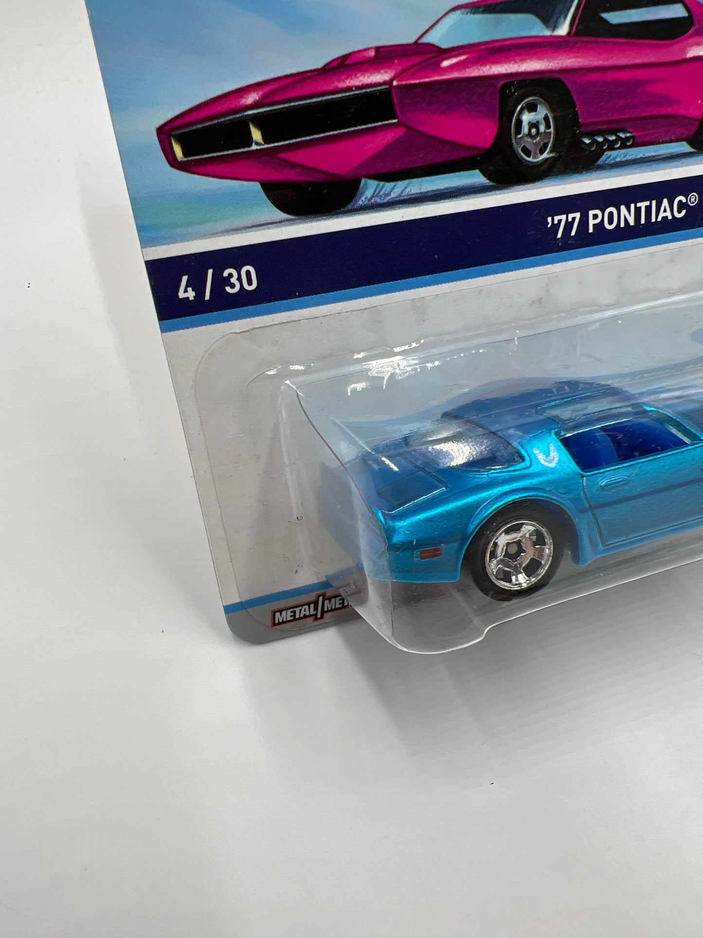 Hot Wheels Cool Classics #4 77 Pontiac Firebird Spectrafrost Blue W/Protector
