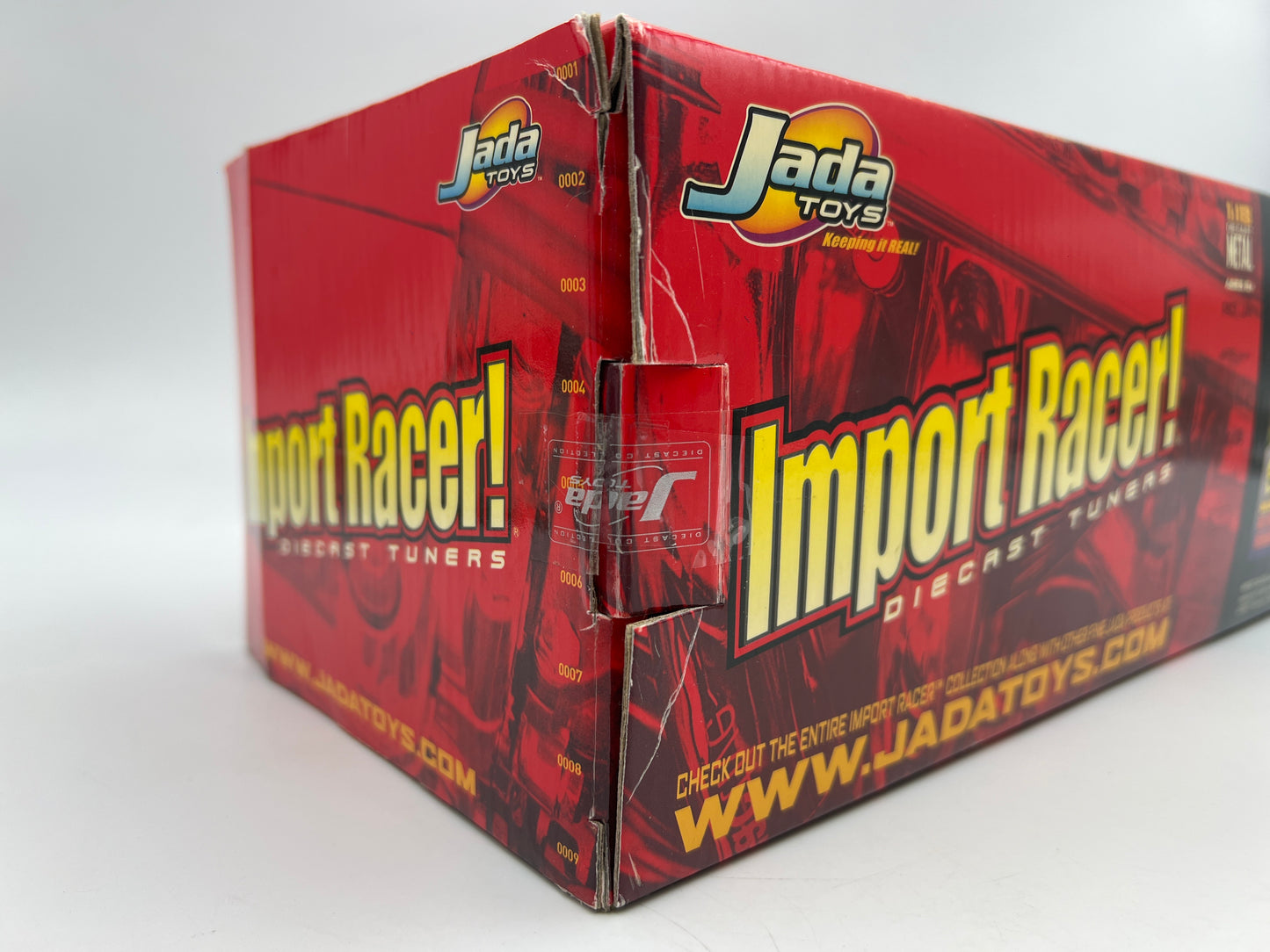 Jada 1:18 Scale Import Racer Toyota Supra Red W/Extra Wheels & Hood