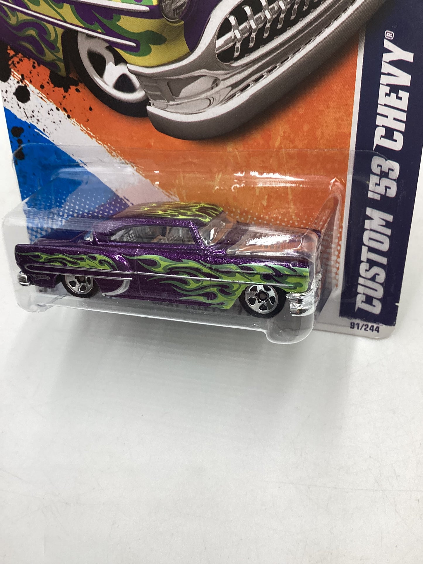 2011 Hot Wheels #91 Purple Custom 53 Chevy 11C