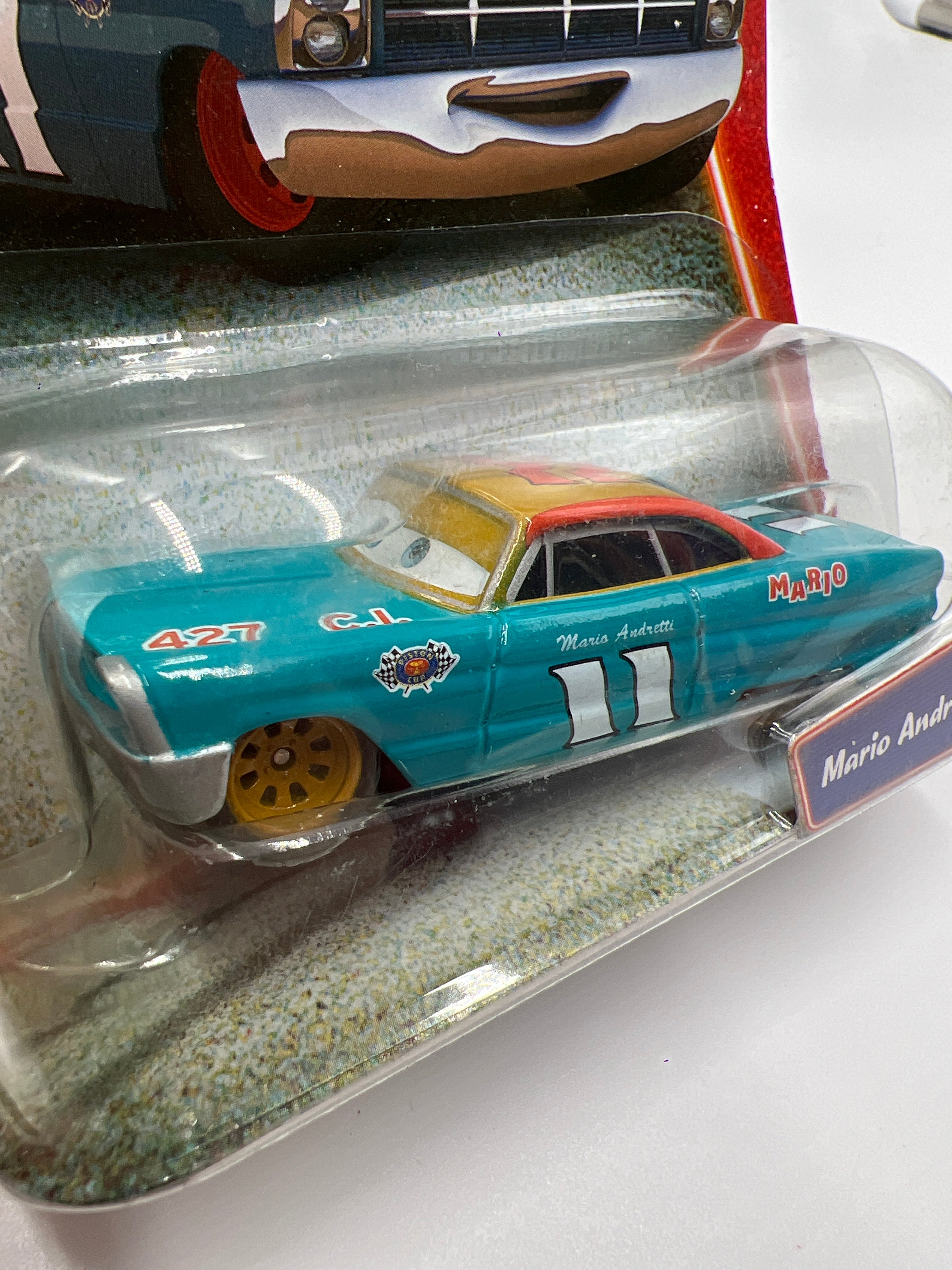 Disney Pixar Cars Supercharged Mario Andretti Blue 141C