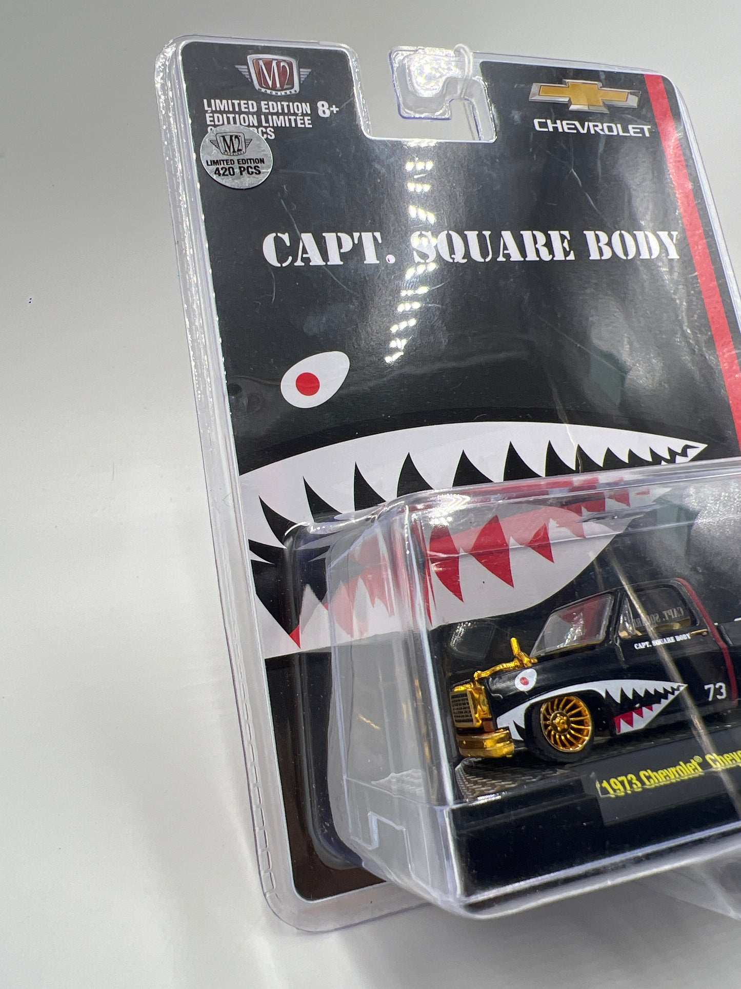 M2 Machines Hobby Exclusive CHASE 1/420 Capt Square Body 1973 Chevrolet Cheyenne Super 10 SS01 HS20