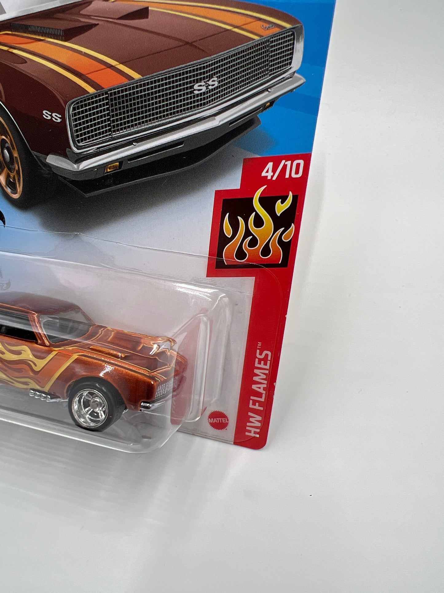 Hot Wheels 67 Camaro Brown Wheel Swap Custom On Card W/Protector SR
