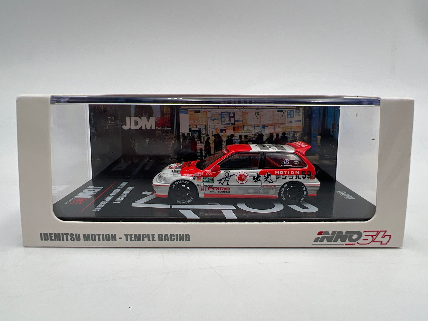 Inno64 1/64 JDM Collection Honda Civic EF9 Idemitsu Motion Temple Racing