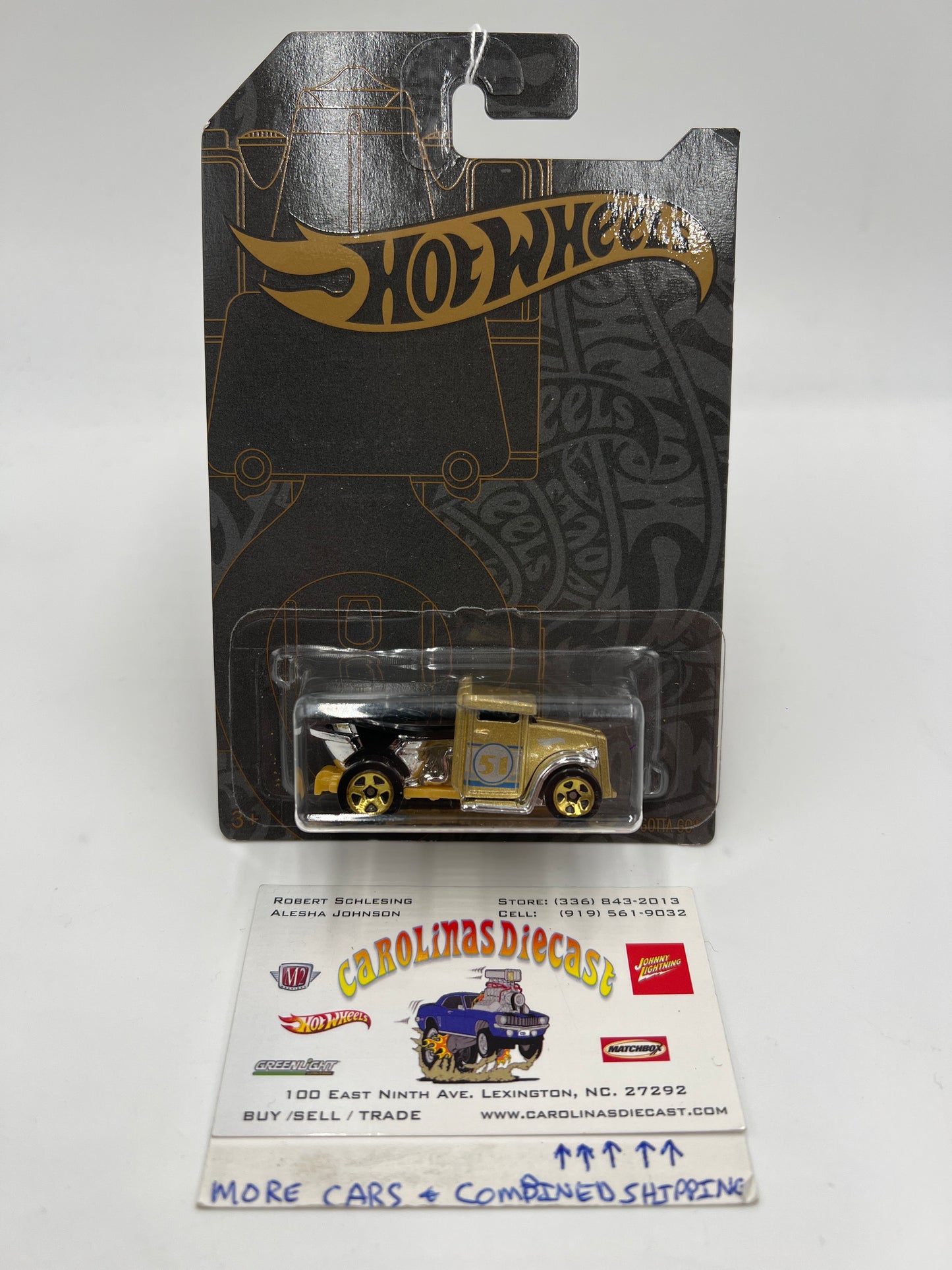 Hot Wheels 51 Anniversary Series Gotta Go Chase Gold