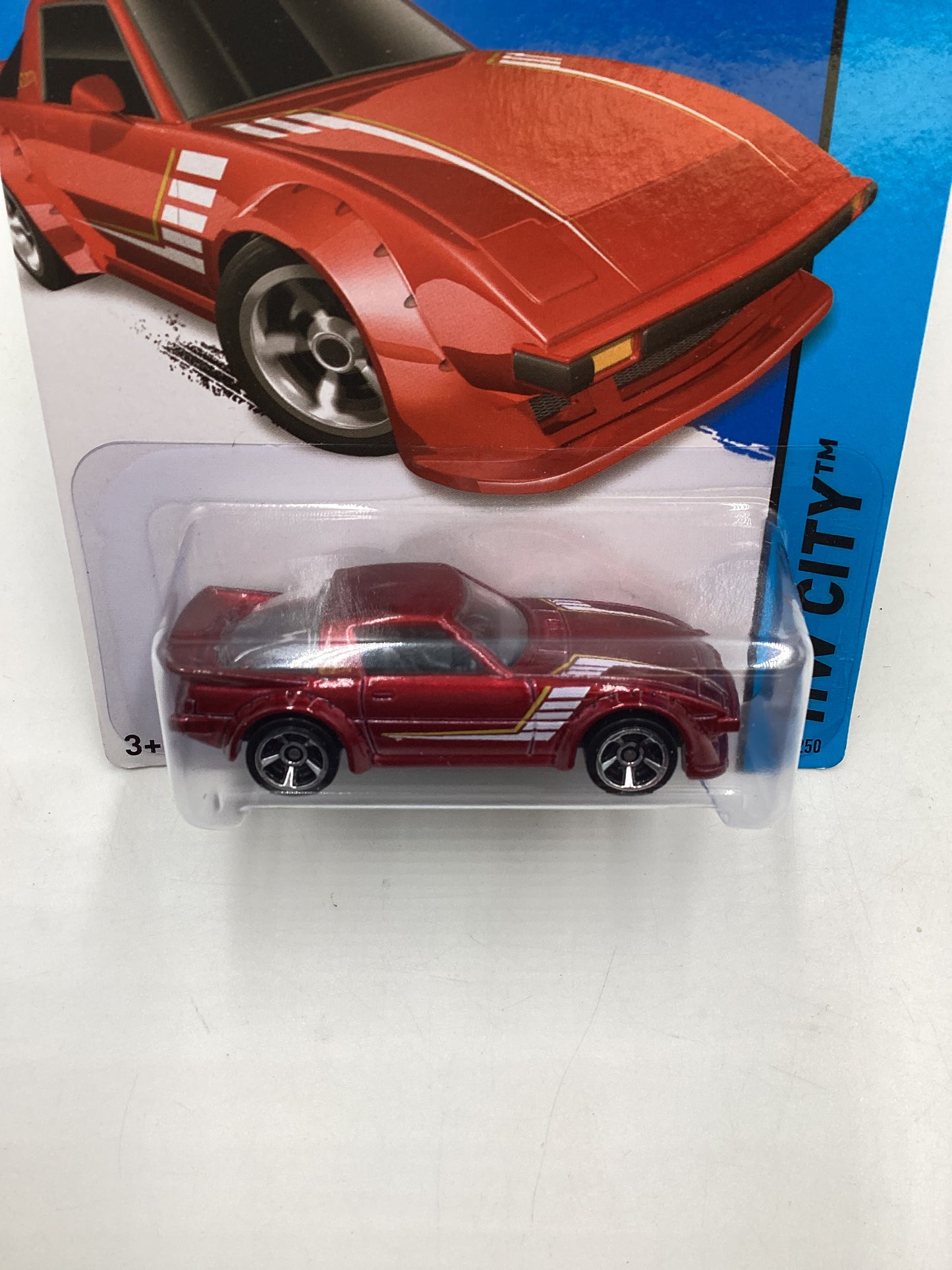 2014 Hot Wheels HW City #21 Mazda RX-7 Red 86E