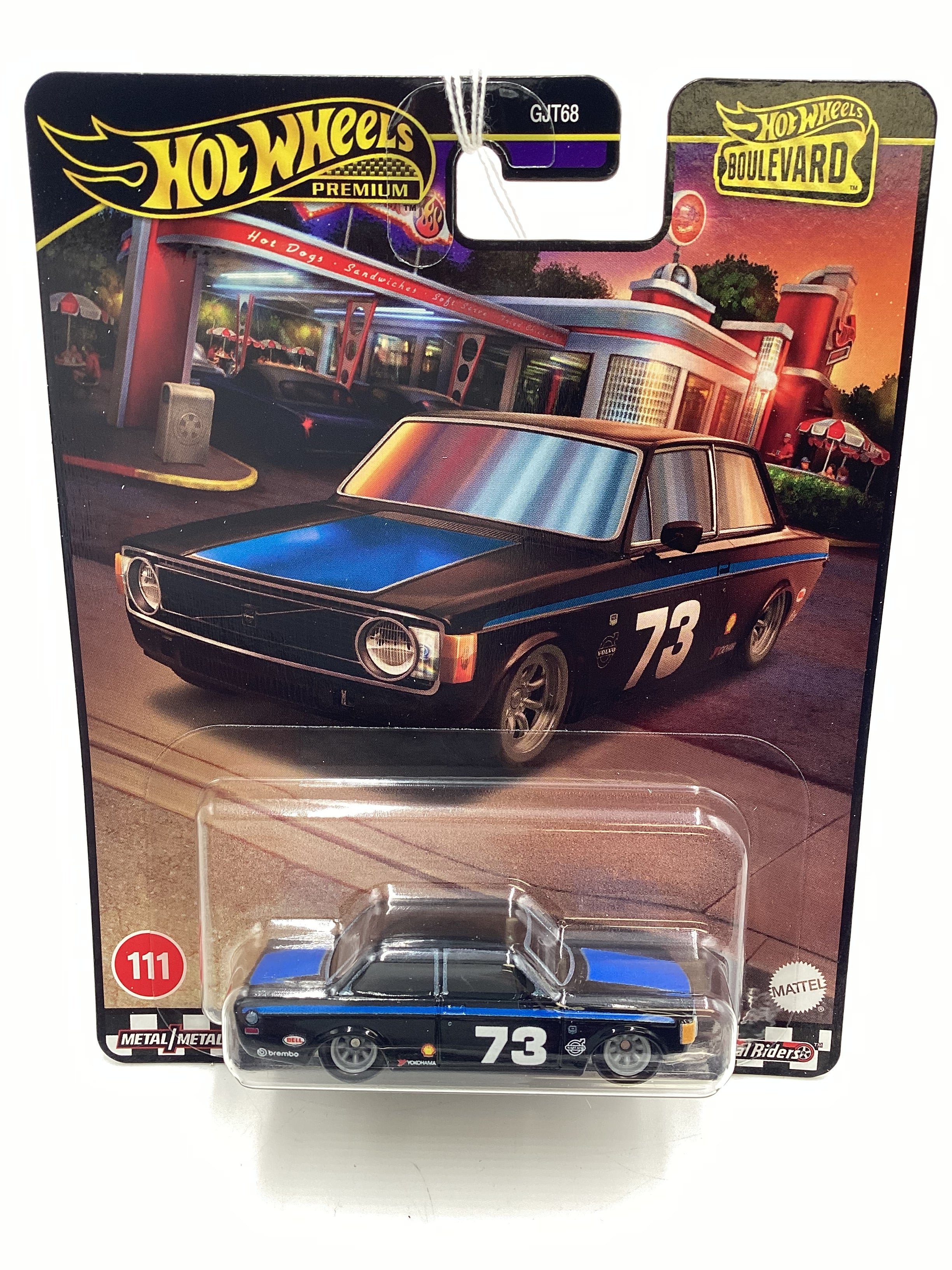 2024 Hot Wheels Premium Boulevard #111 73 Volvo 142 GL Black 262C