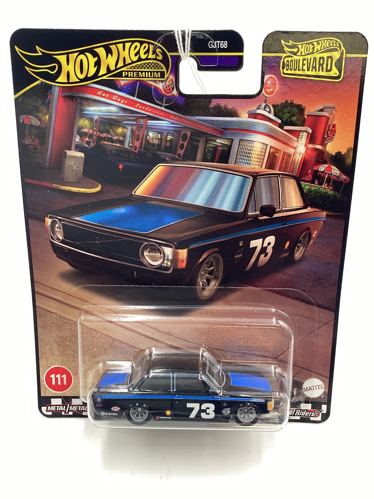 2024 Hot Wheels Premium Boulevard #111 73 Volvo 142 GL Black 262C