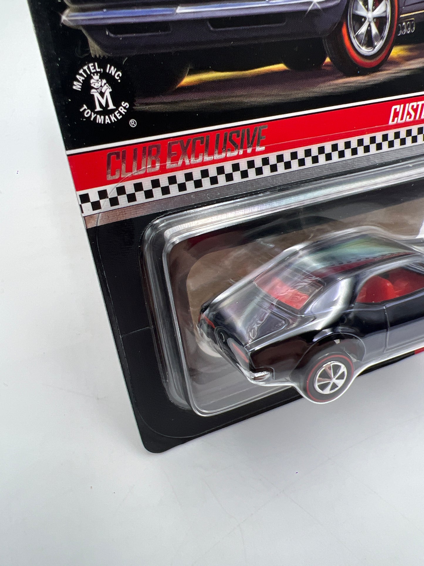 2019 Hot Wheels RLC Club Car Custom Camaro Black W/Protector & Button