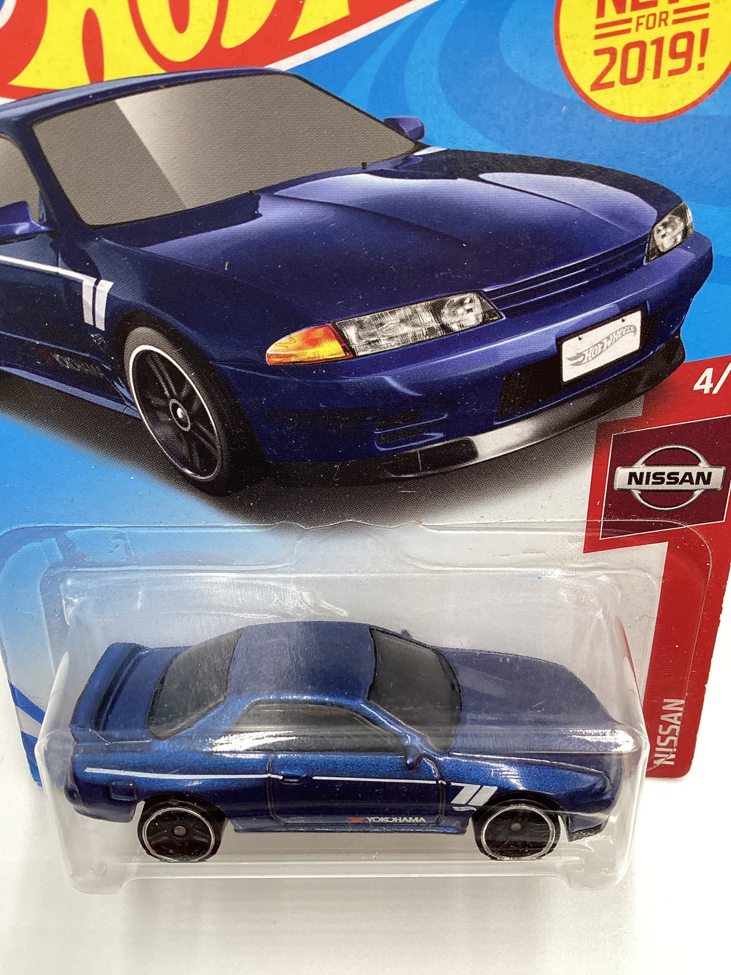 2019 Hot Wheels #1 Nissan Skyline GT-R BNR32 Blue 83H