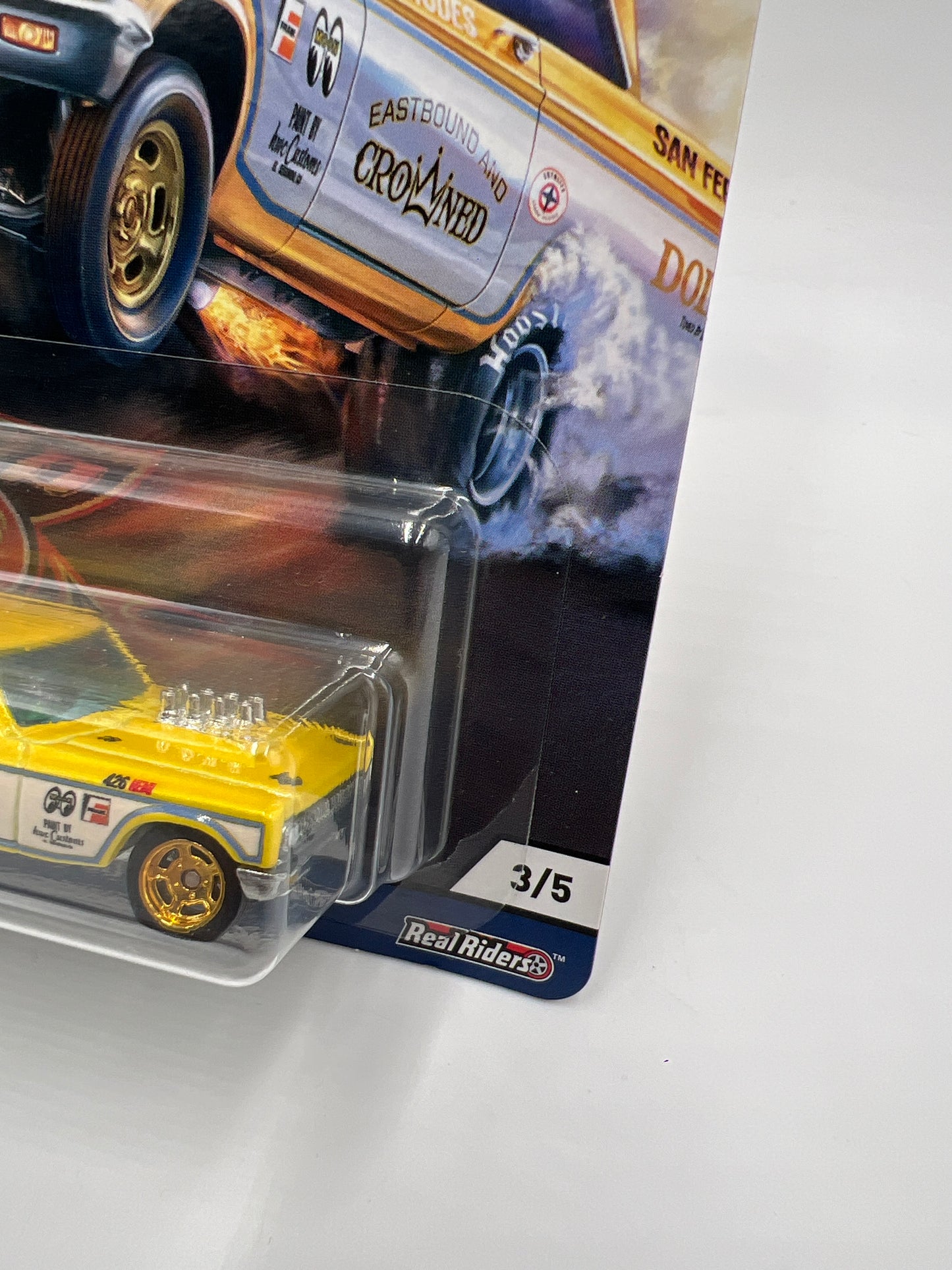 Hot Wheels Premium Drag Strip Demons #3 65 Dodge Coronet Yellow 245M