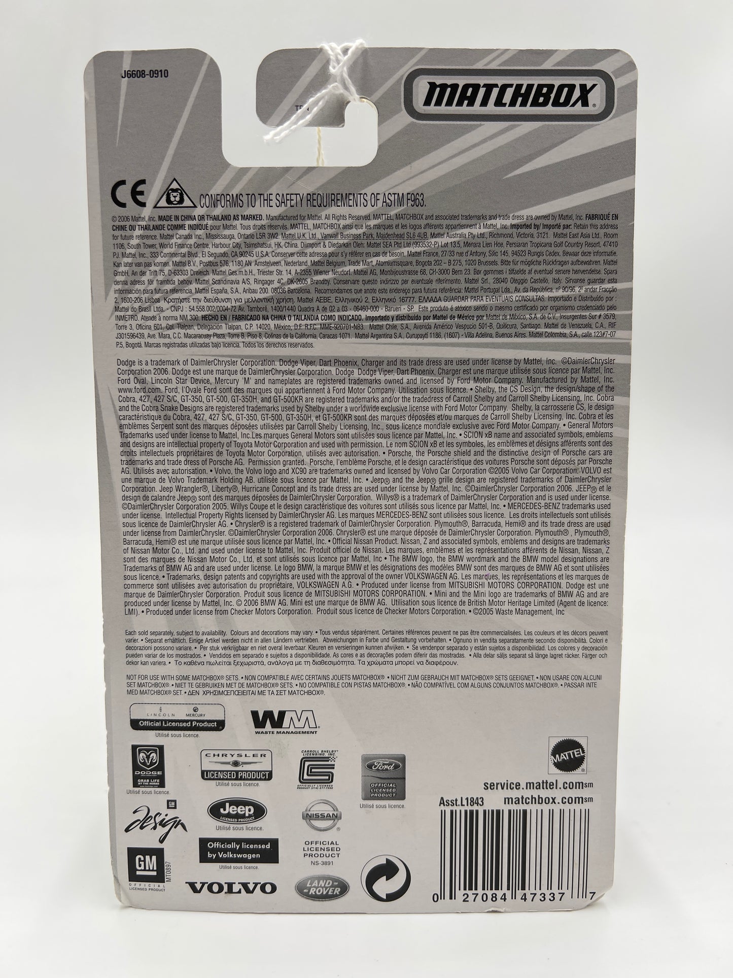 Matchbox Streakers #59 BMW Z8 Dark Gray 169A