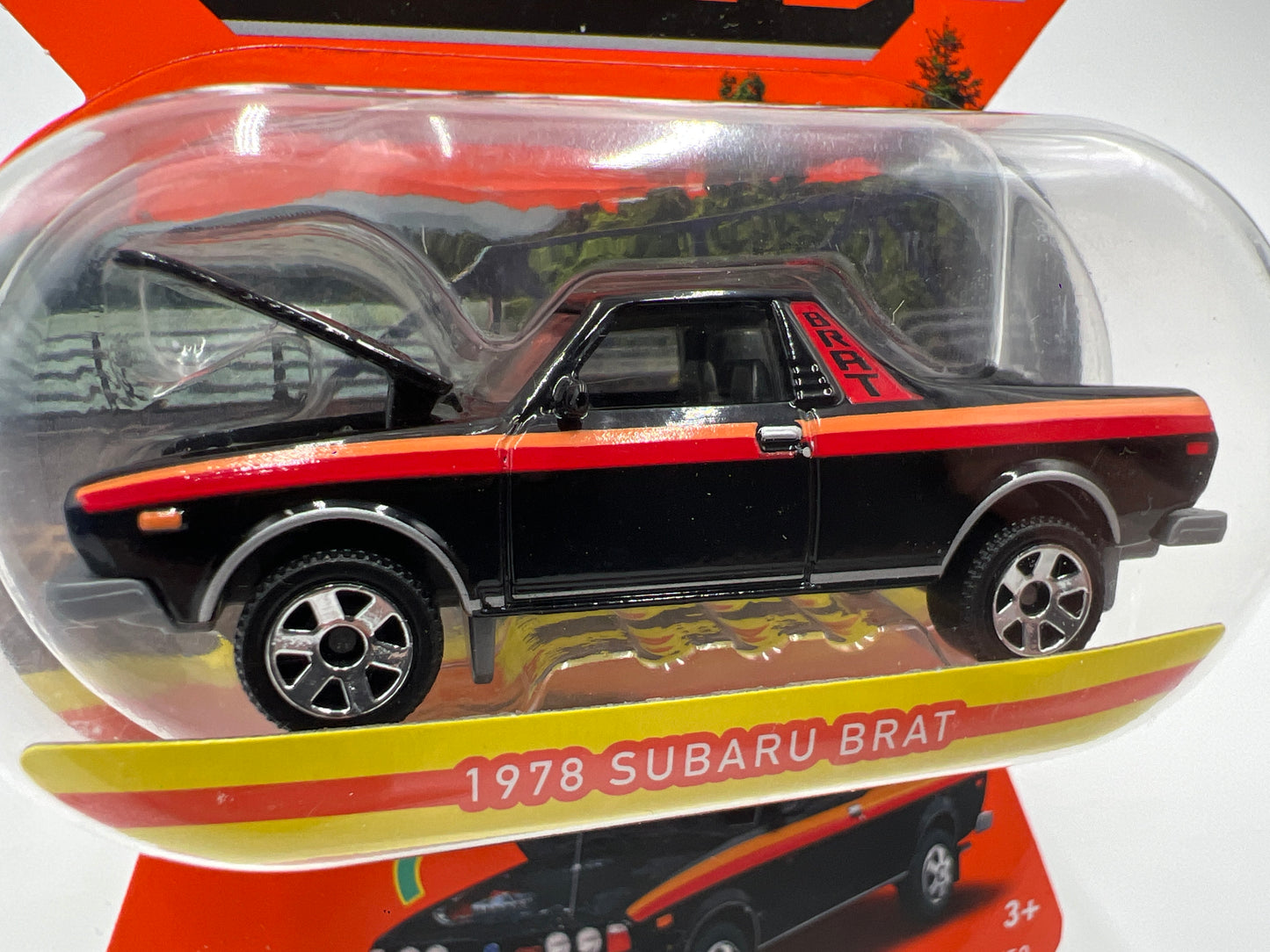 Matchbox Moving Parts #45 1978 Subaru Brat Black 167Q